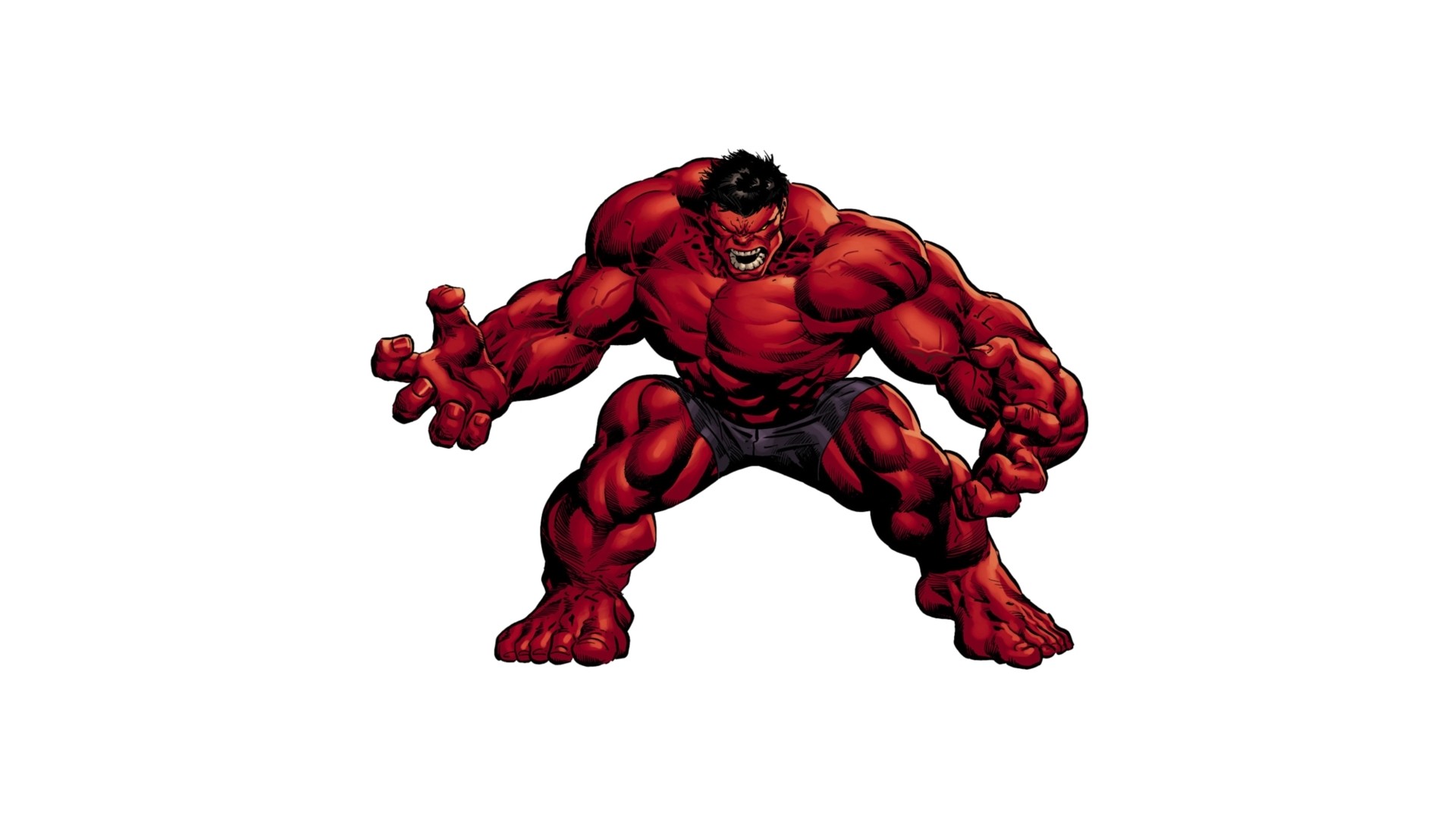 Red Hulk Hulk Artwork 1920x1080