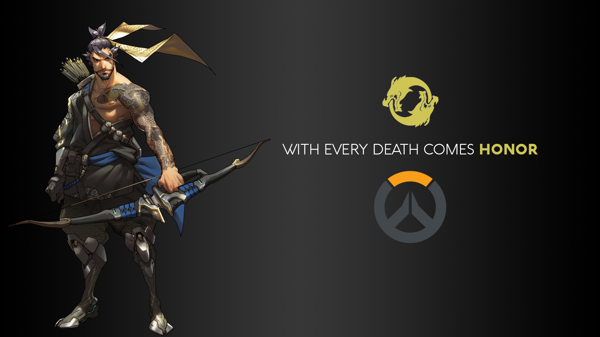 Blizzard Entertainment Overwatch Video Games Logo DXHHH101 Author Hanzo Overwatch 1920x1080