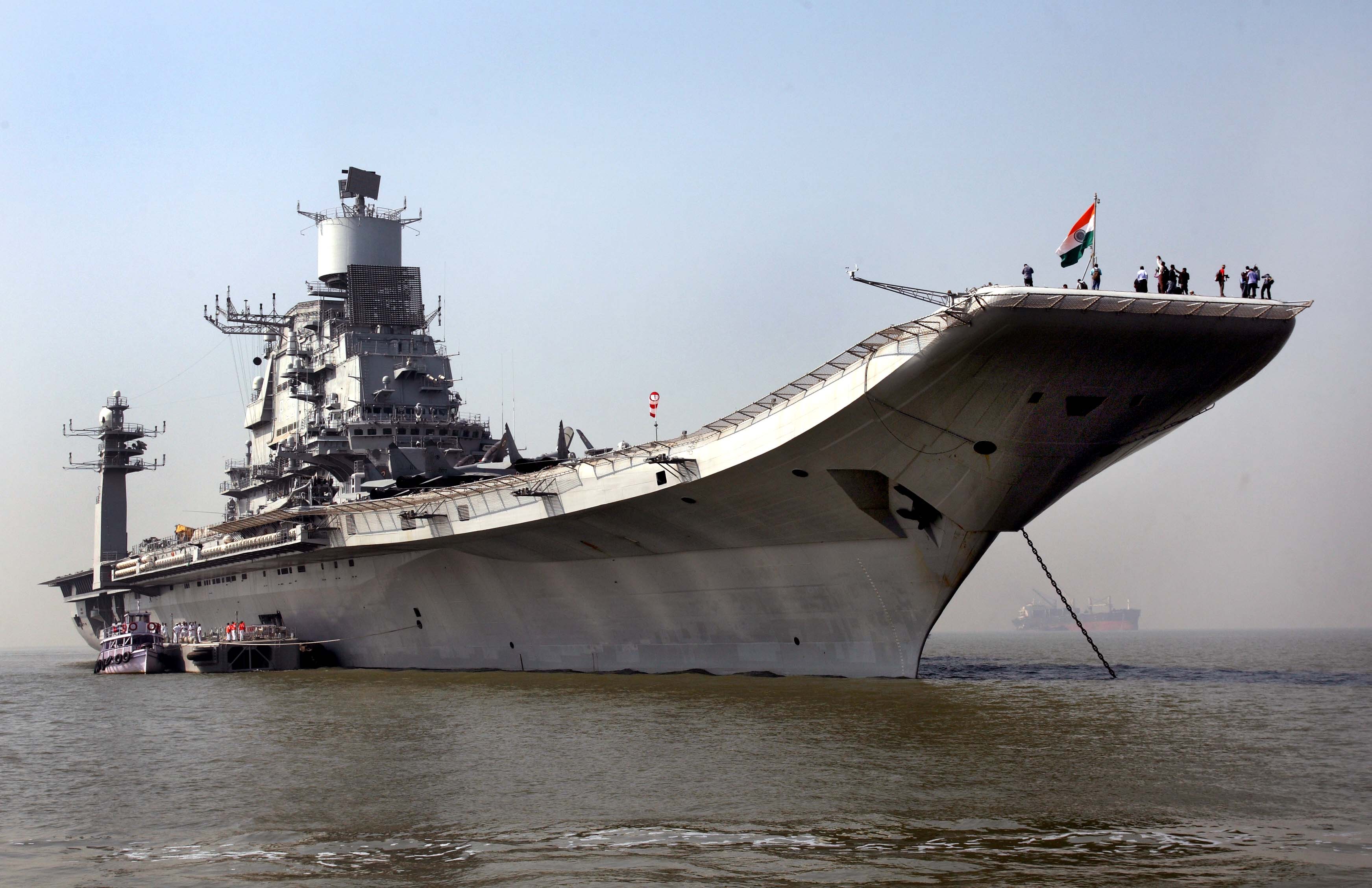 INS Vikramaditya Aircraft Carrier Warship Indian Navy 3486x2256