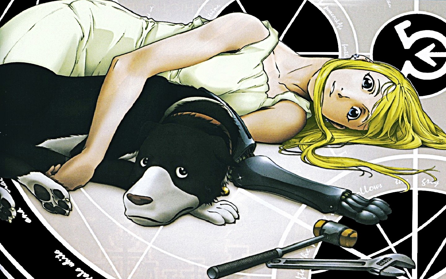 Full Metal Alchemist Anime Girls Rockbell Winry 1440x900