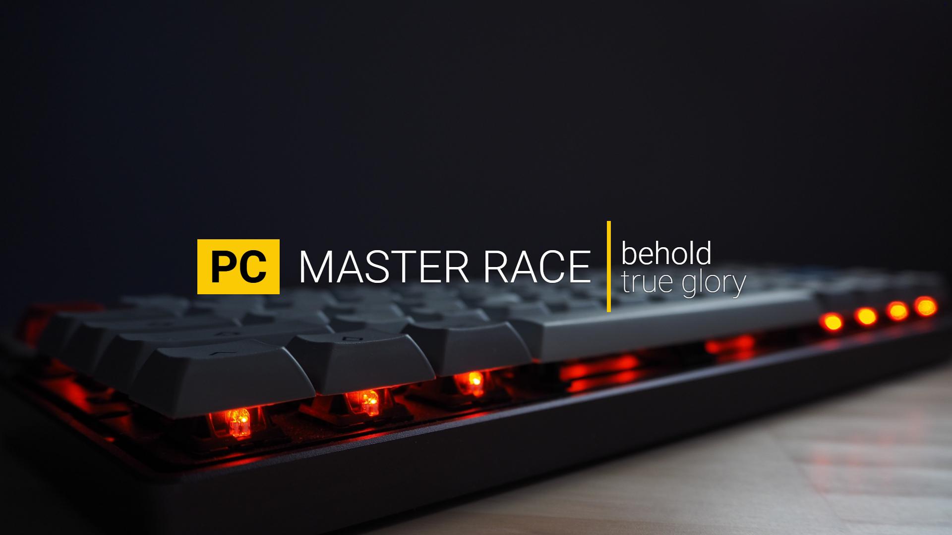 PC Master Race Mechanical Keyboard Technology Keyboards 1920x1080