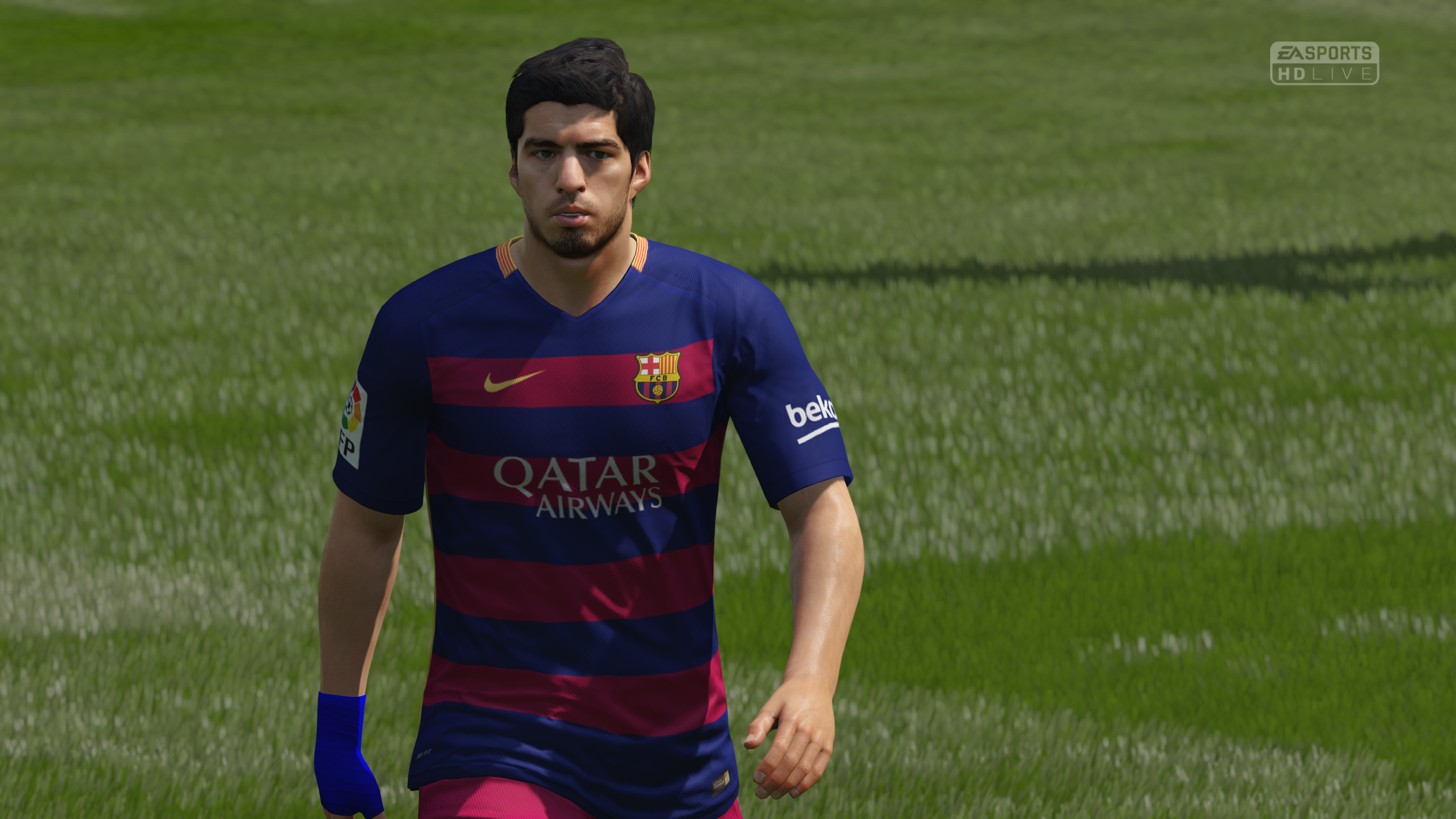 Luis Suarez Footballers Video Games Ball Soccer FiFA 16 3840x2160