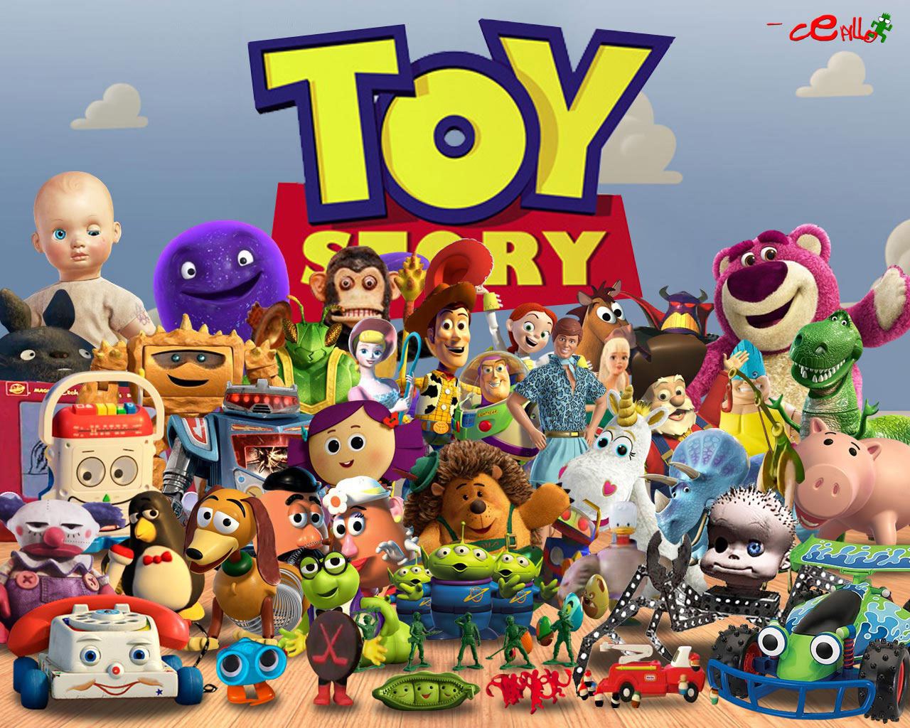 Toy Story Woody Toy Story Buzz Lightyear Hamm Toy Story Lots O Huggin Bear Stinky Pete Zurg Toy Stor 1280x1024