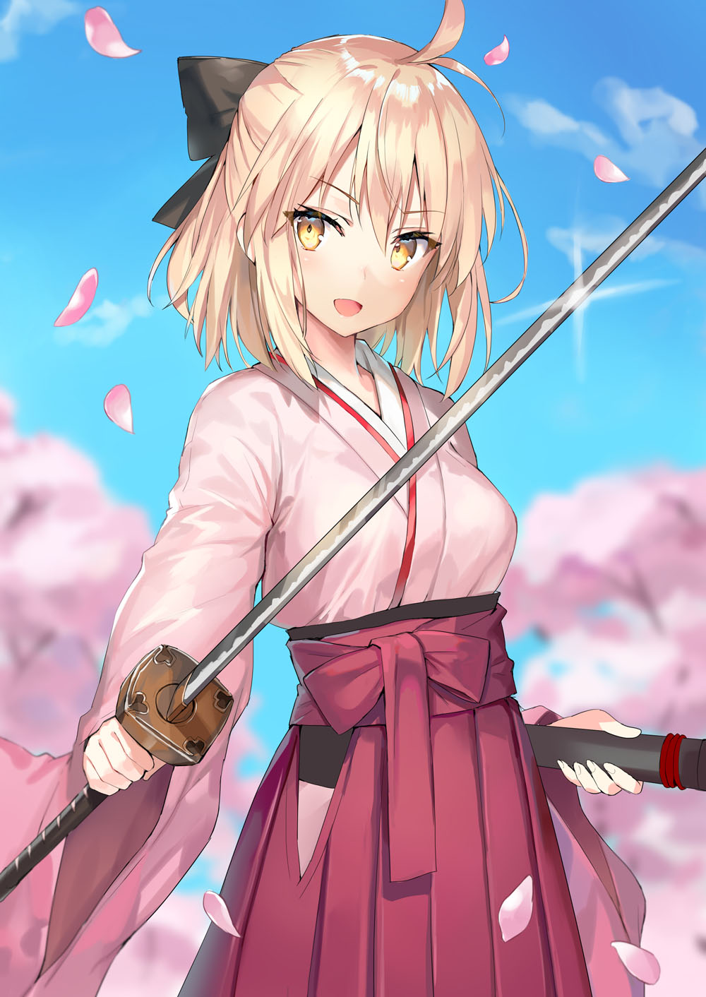 Anime Anime Girls Digital Art Artwork Vertical Portrait Display Fate Grand Order FGO Souji Okita Fat 1000x1412