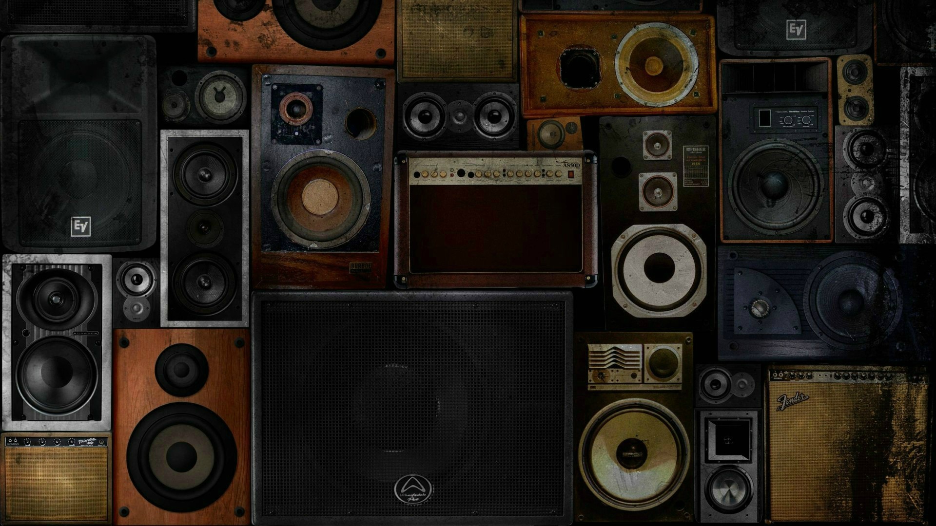 Speakers Technology Music 1920x1080