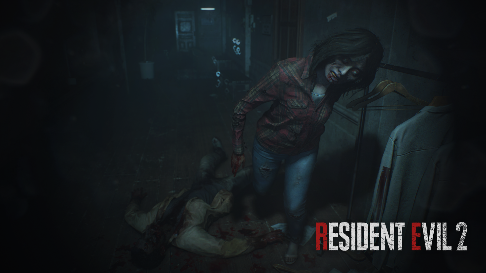 Resident Evil 2 Video Games Game Art Zombies 1920x1080