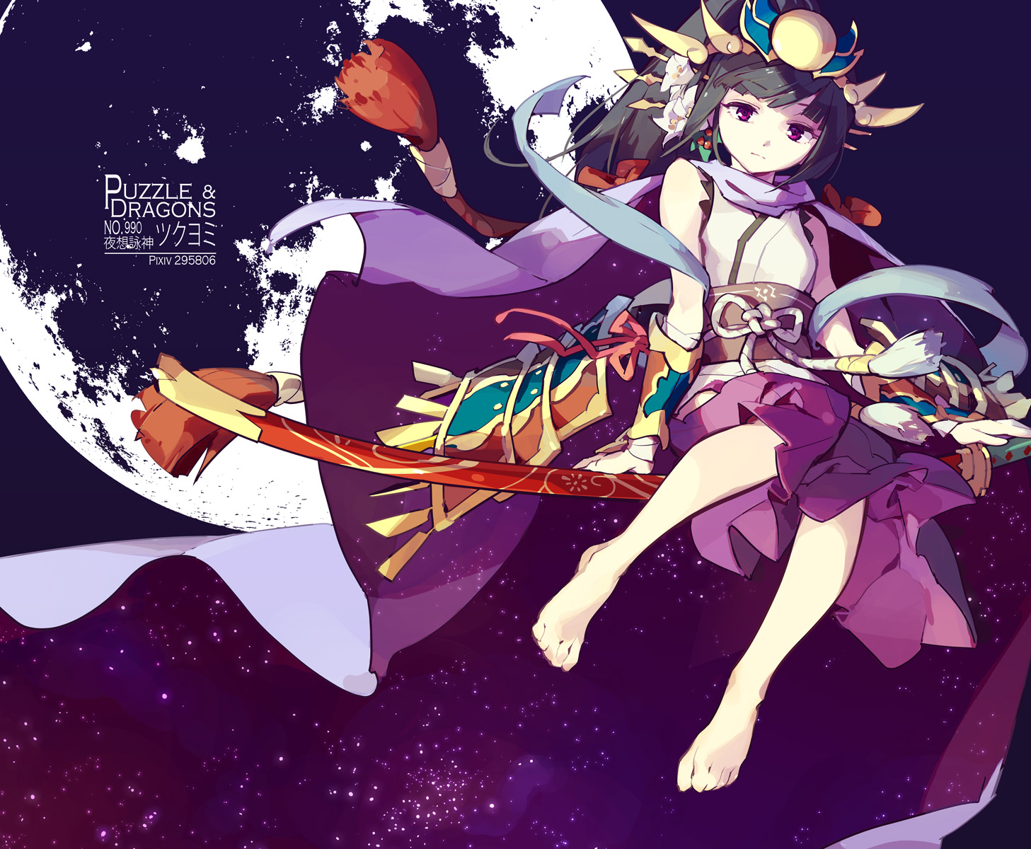 Anime Girls Puzzle Dragons 1457x1200