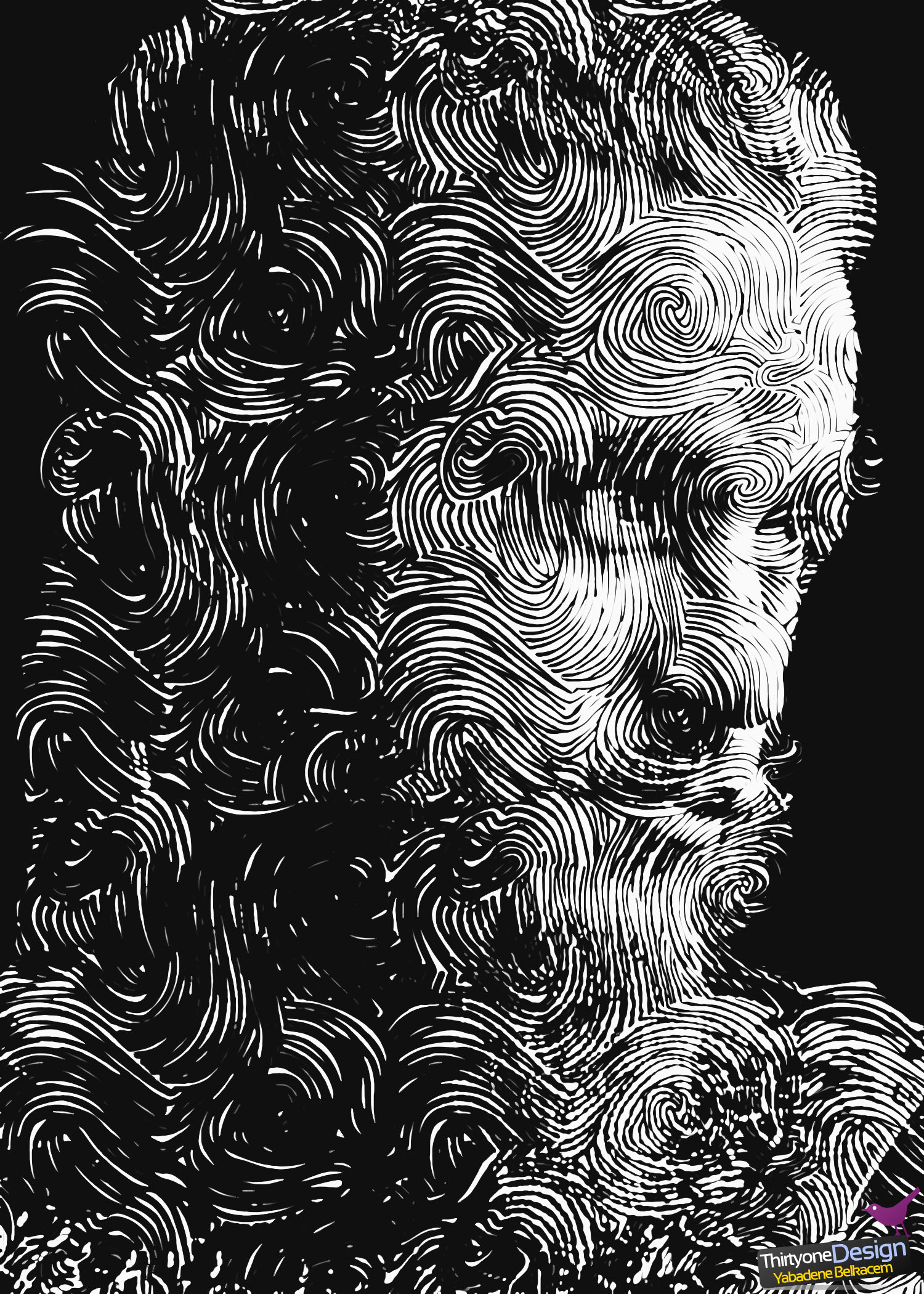 Ragnar Viking Abstract 1500x2100
