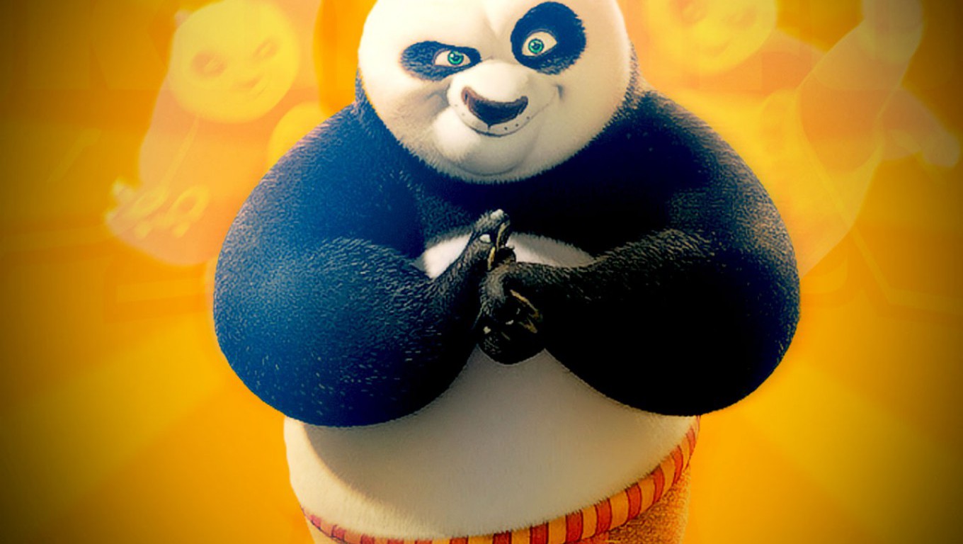 Kung Fu Panda Jack Black Po Kung Fu Panda 1360x768