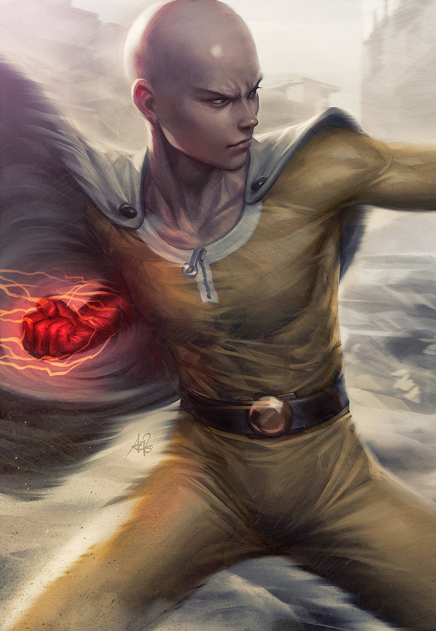 One Punch Man Saitama Anime 900x1300