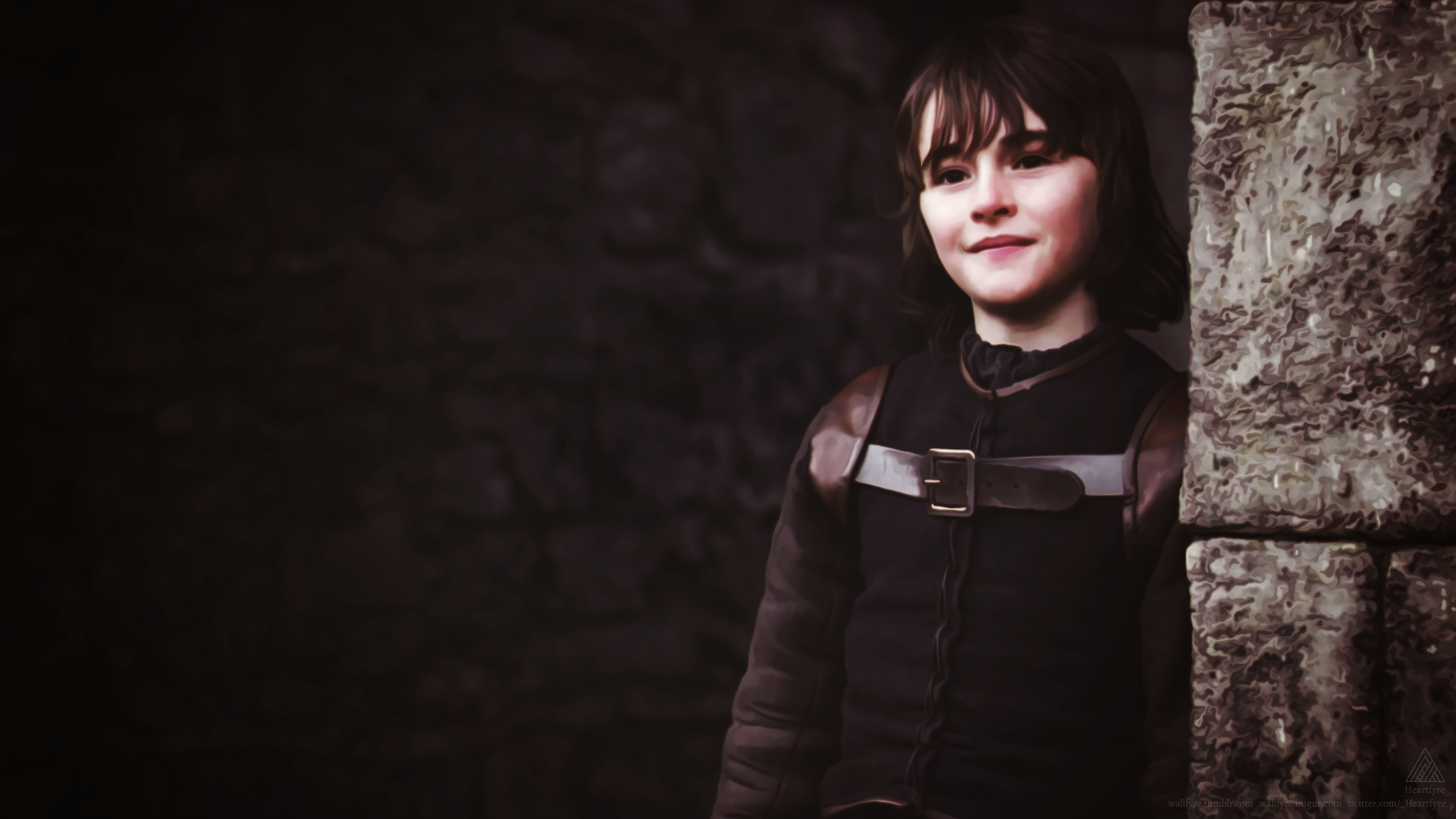 Game Of Thrones HBO Tv Series George R R Martin Portrait Brandon Stark Isaac Hempstead Wright 2560x1440