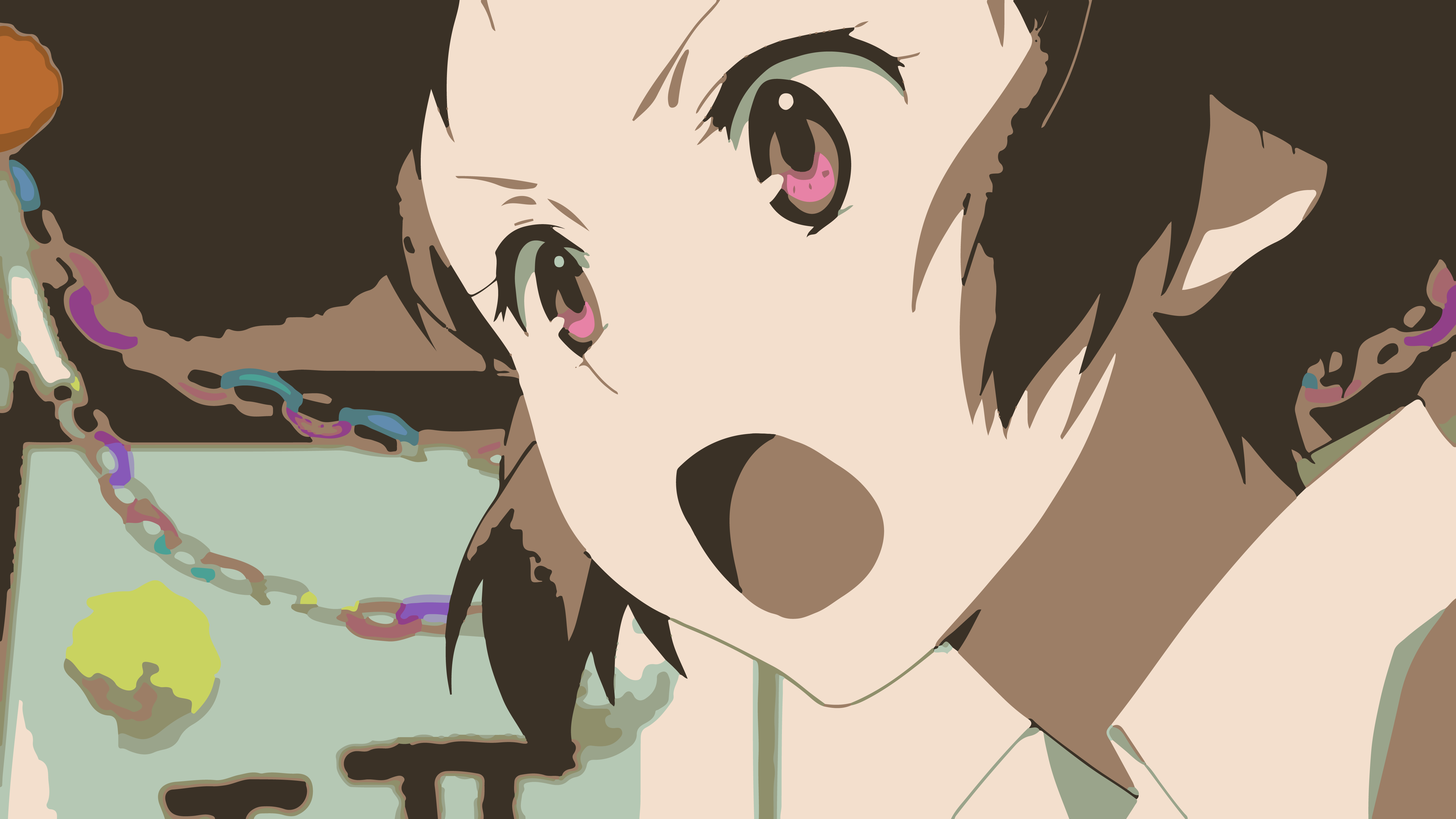Hyouka Ibara Mayaka Anime Girls Anime Open Mouth Photo Manipulation 5333x3000
