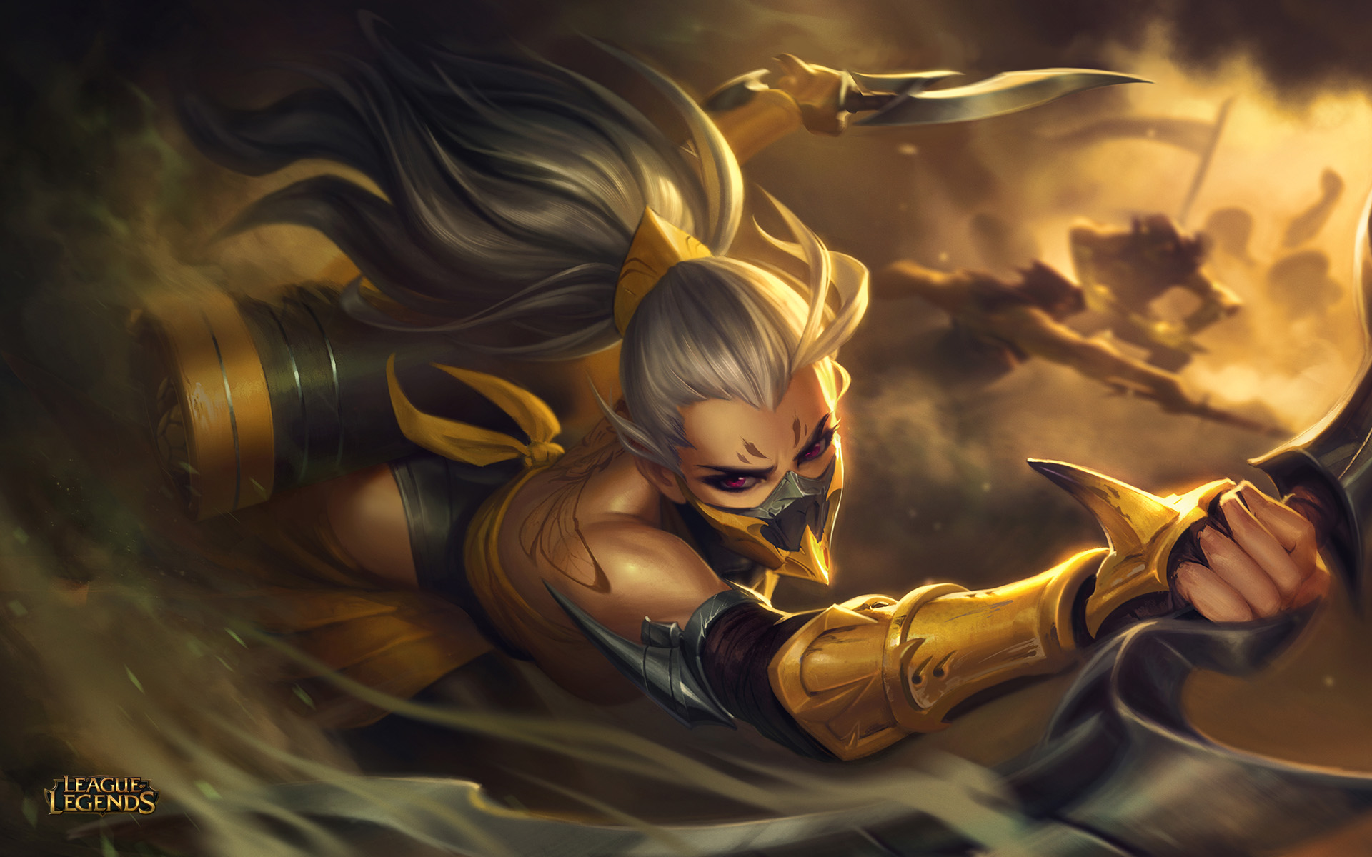 League Of Legends Akali League Of Legends Summoners Rift Video Games 1920x1200