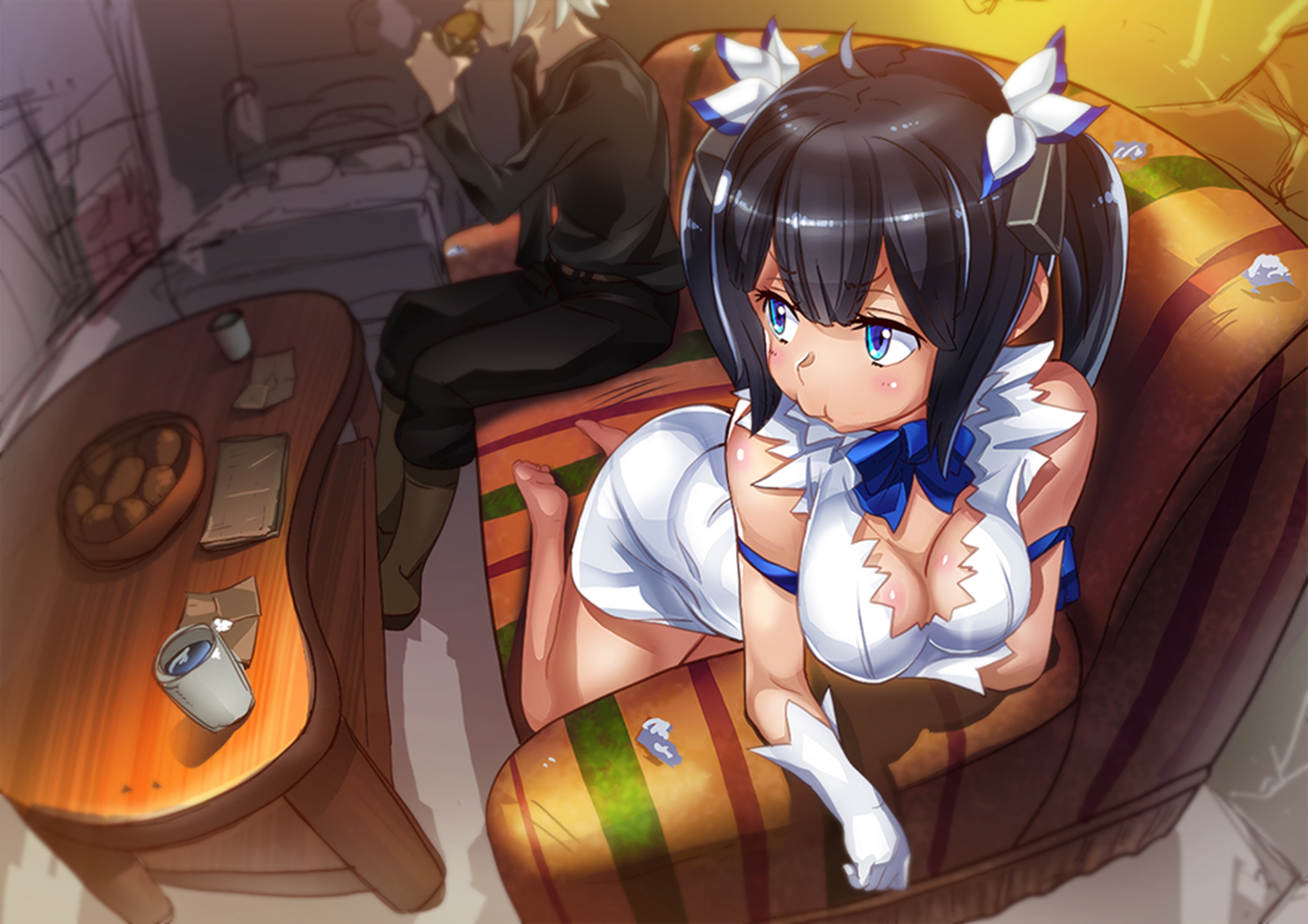 Bell Cranel Hestia Danmachi 1366x965