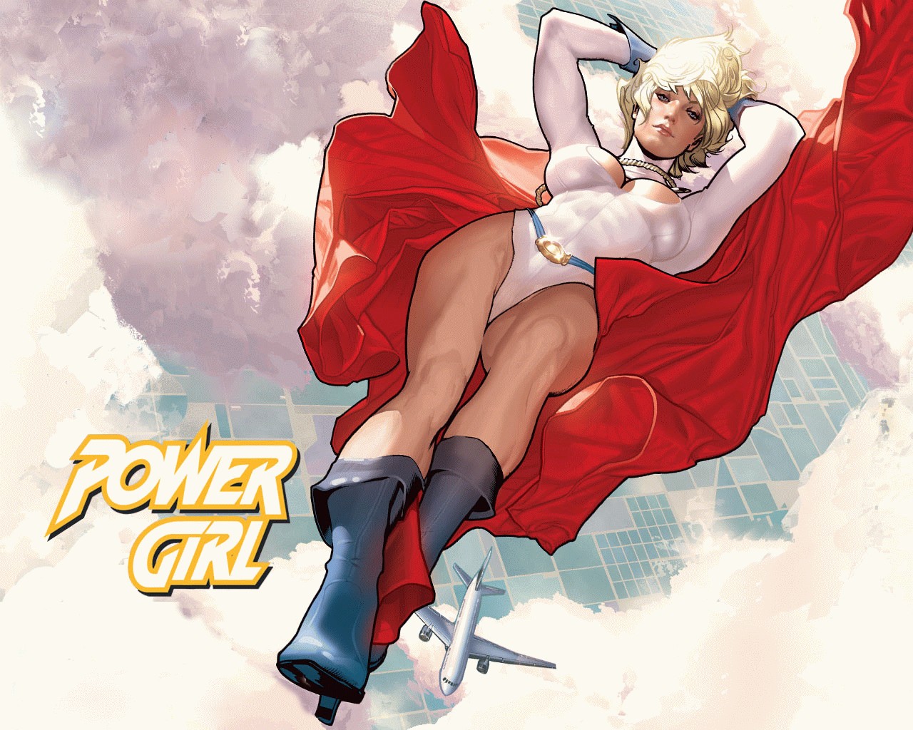 Comics Power Girl 1280x1024