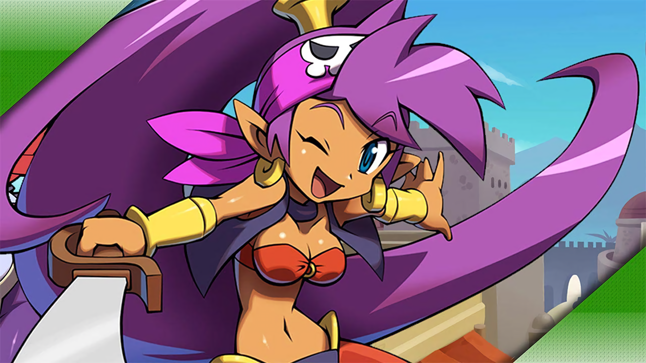 Shantae And The Pirates Curse Shantae Genie Girl Anime Girls 2560x1440
