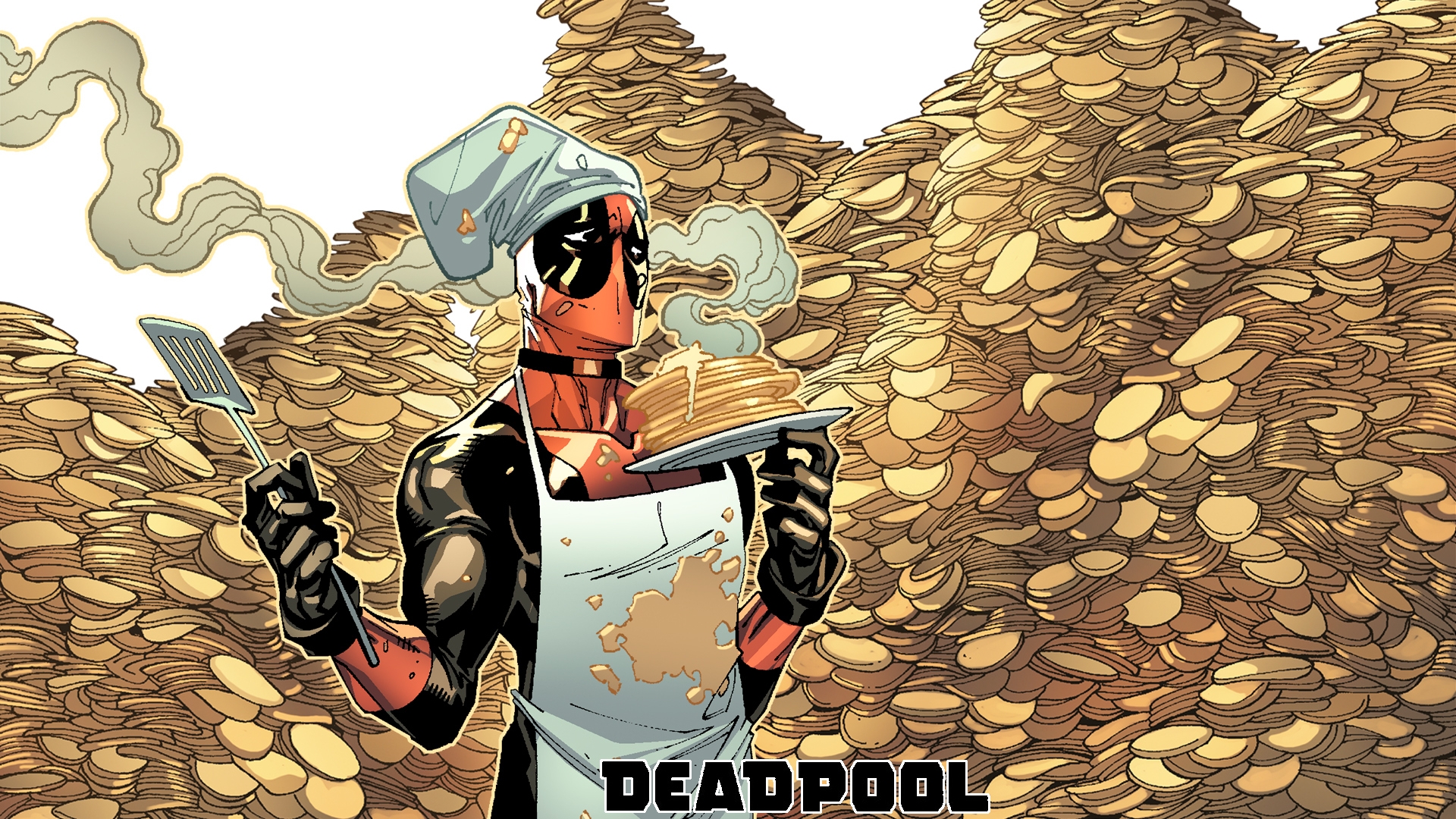 Deadpool Marvel Comics Merc With A Mouth Pancake 1920x1080