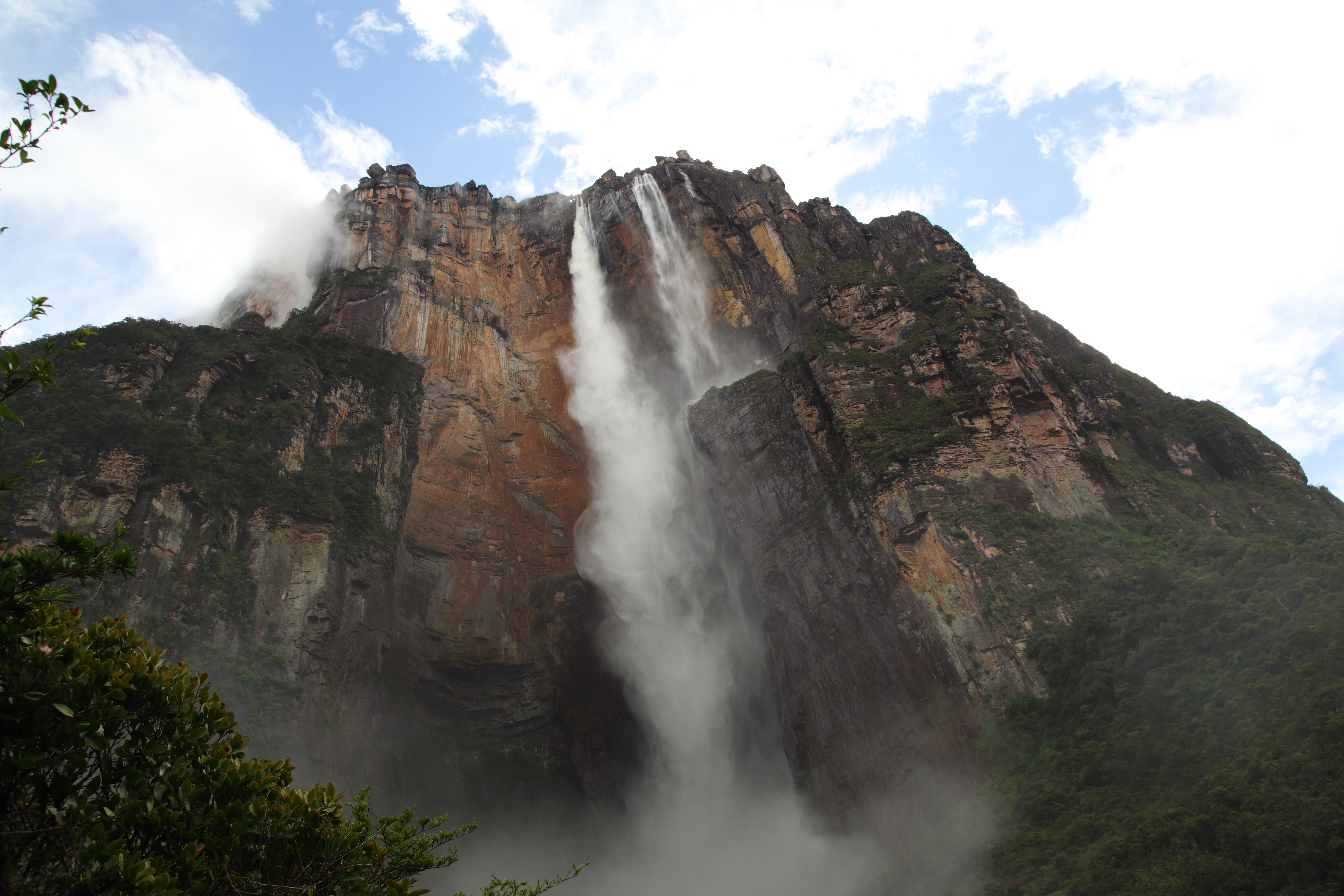 Angel Falls Cliff Mountain Venezuela Waterfall 5760x3840