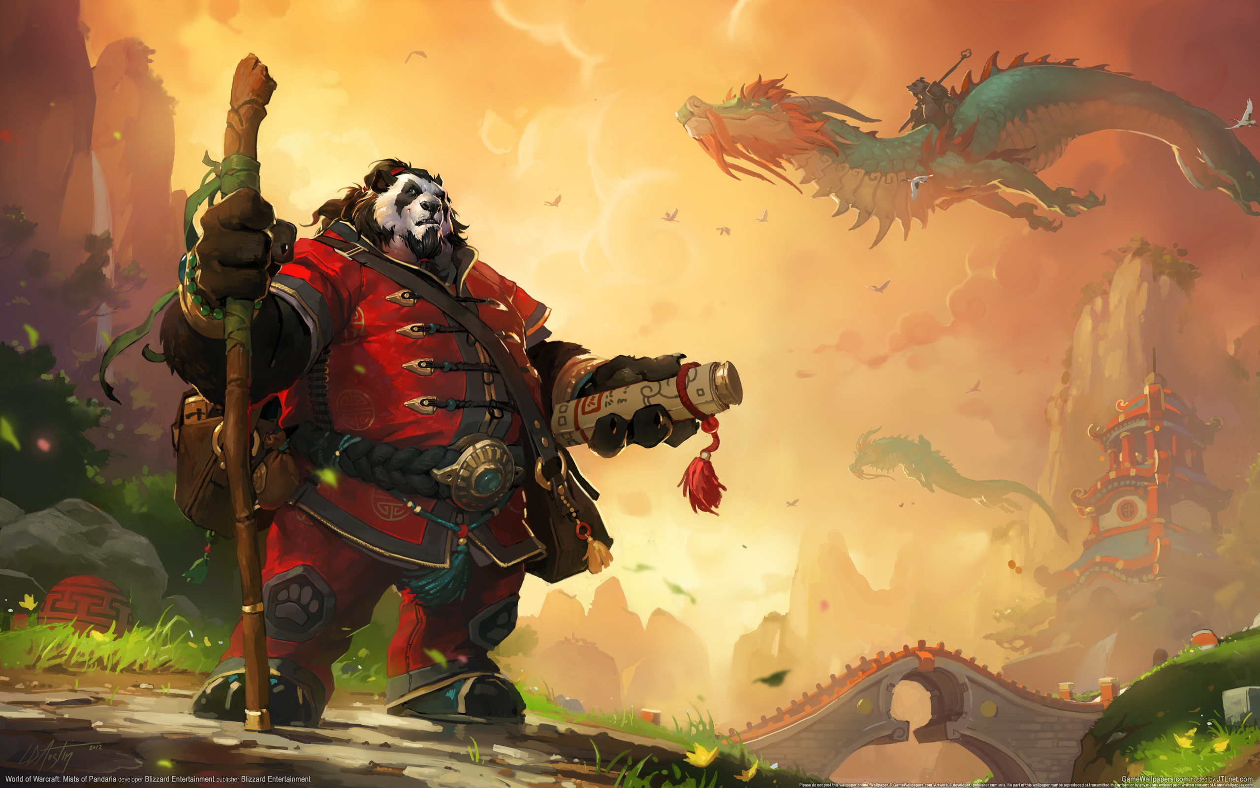Video Game World Of Warcraft Mists Of Pandaria 2560x1600