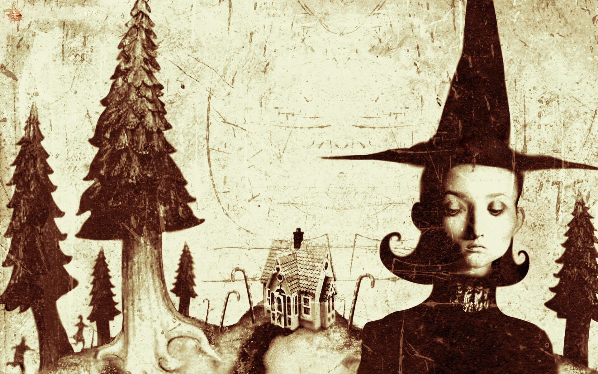 Occult Witch Gothic Witchcraft Halloween 1920x1200