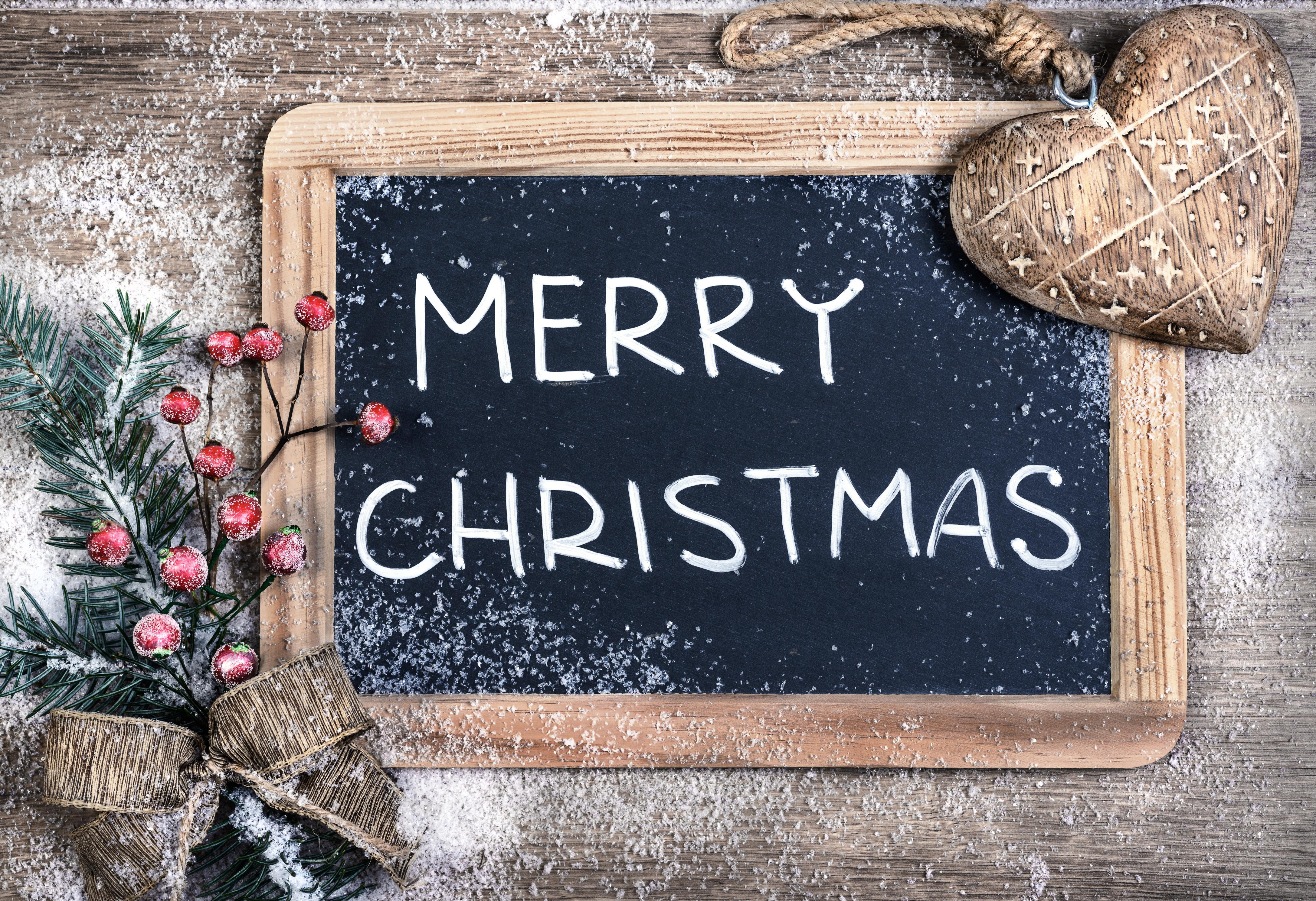 Christmas Merry Christmas Blackboard 4350x2981