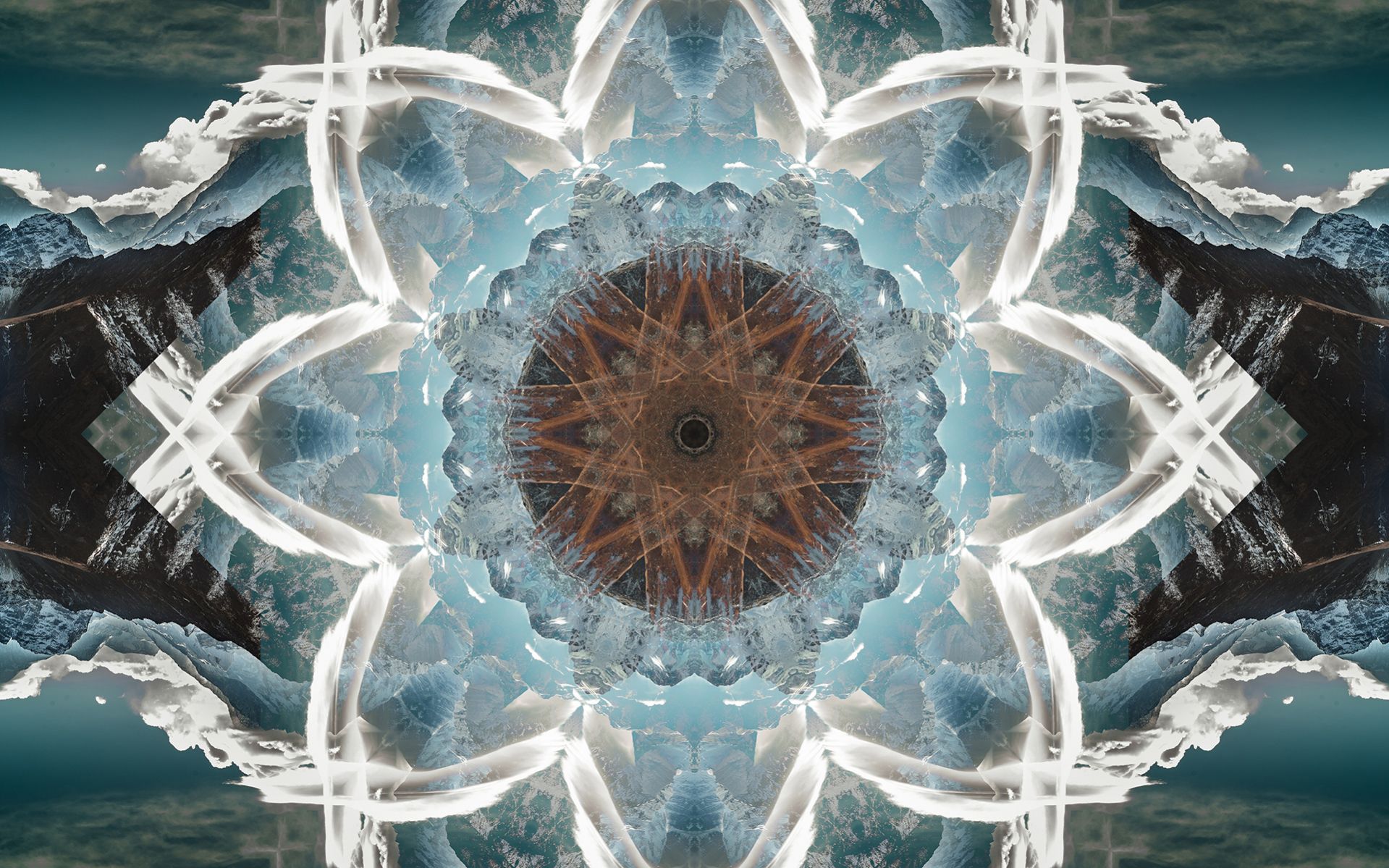 Abstract Artistic Digital Art Mandala 1919x1199