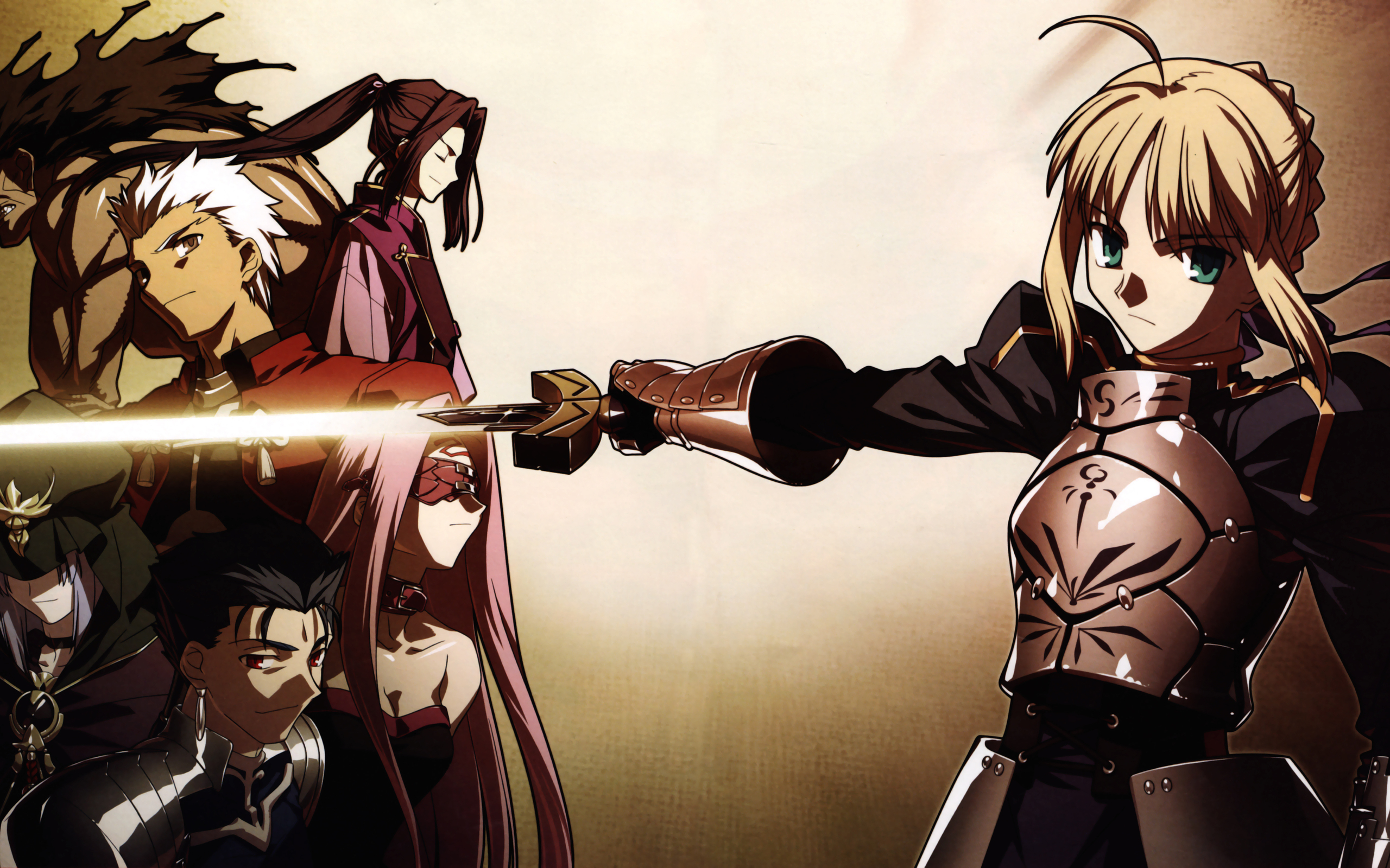 Lancer Fate Stay Night Caster Fate Stay Night Saber Fate Series Berserker Fate Stay Night Rider Fate 2560x1600