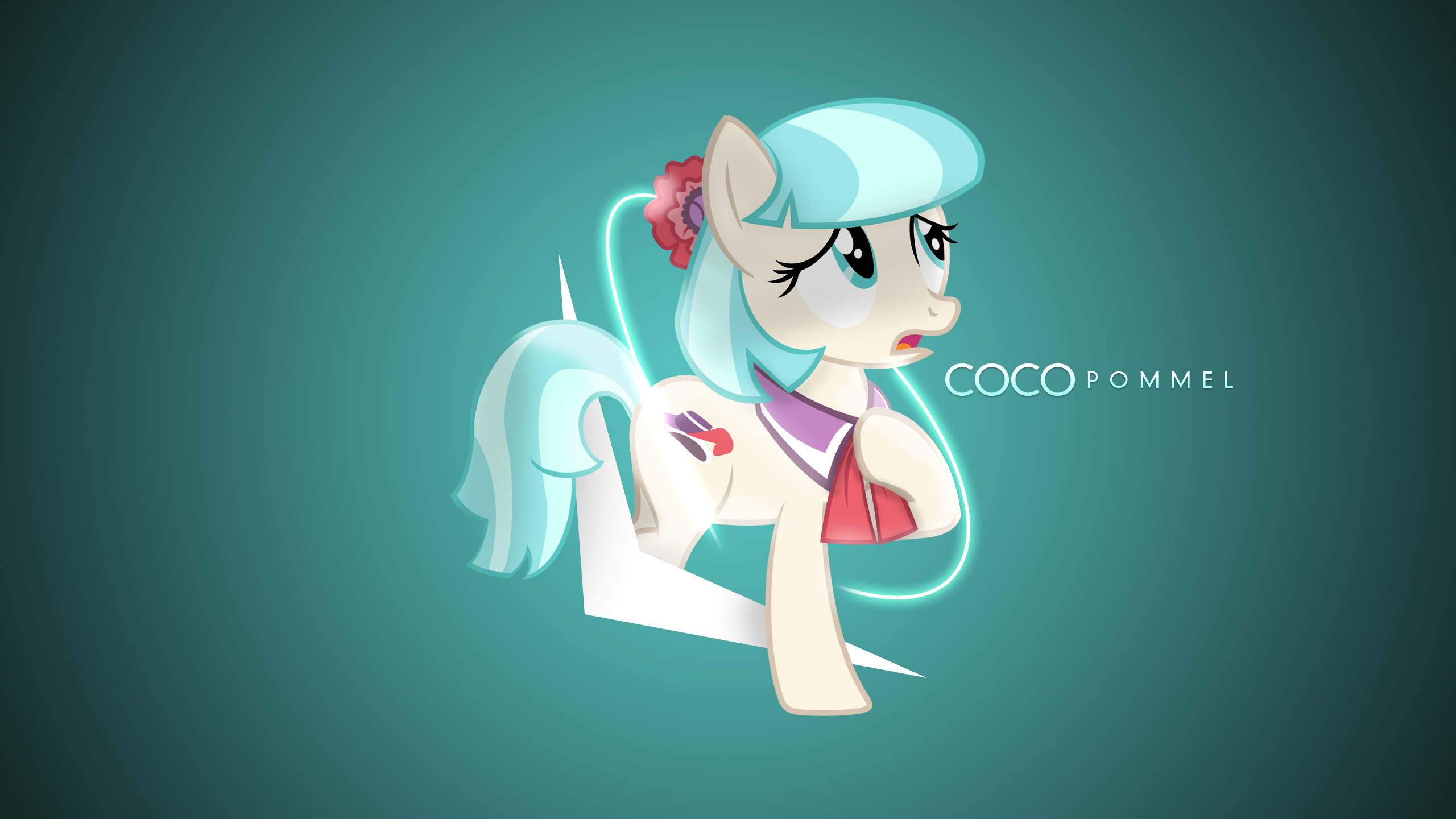 Coco Pommel Vector My Little Pony 2560x1440