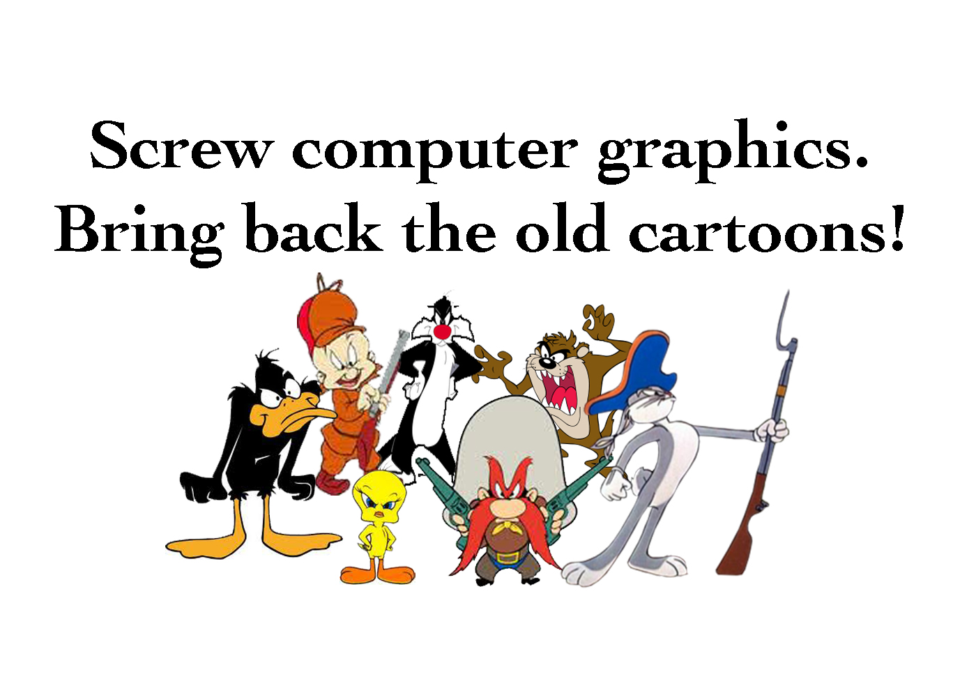 Real Cartoons Looney Tunes 1400x1000