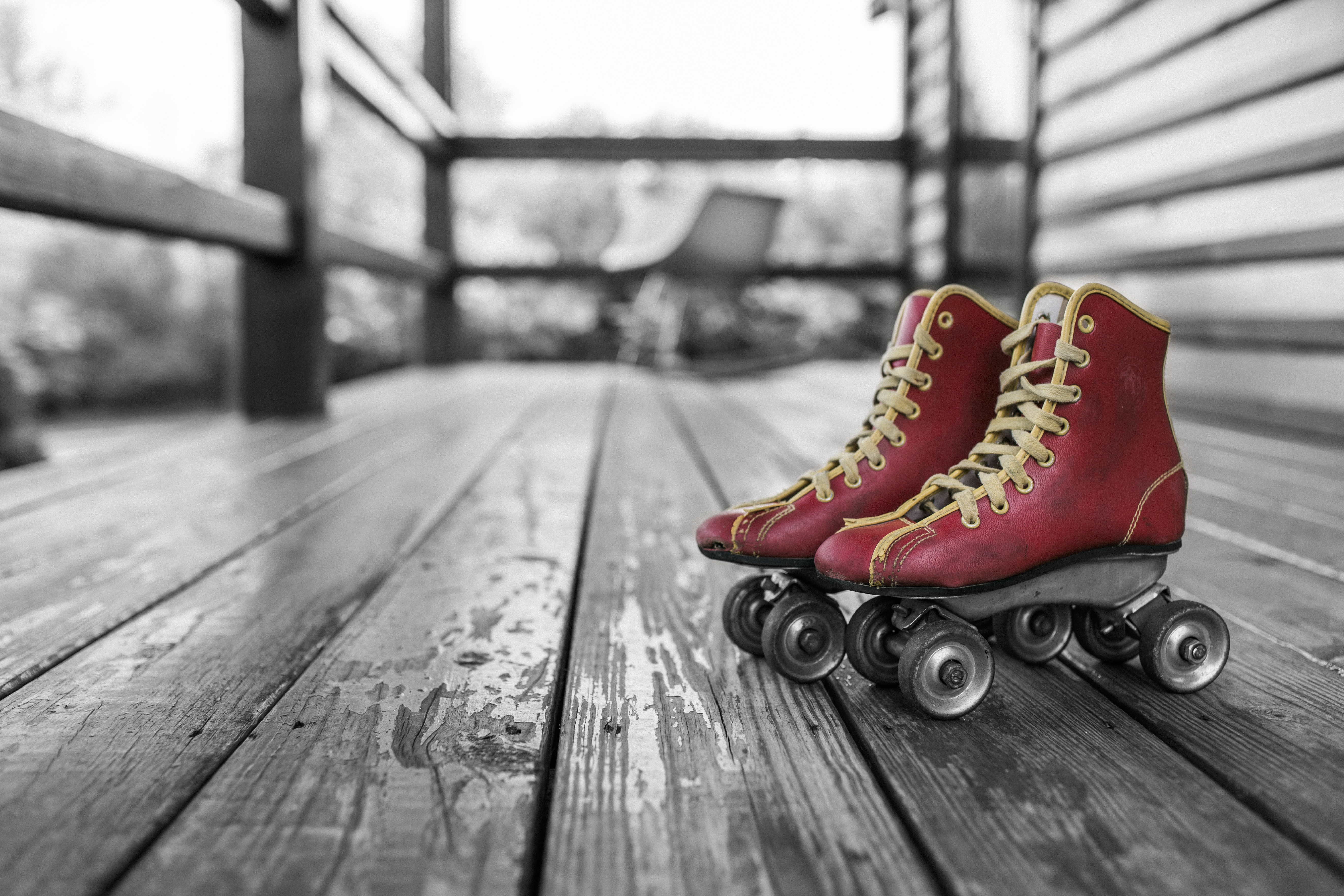 Red Roller Skates 5286x3524