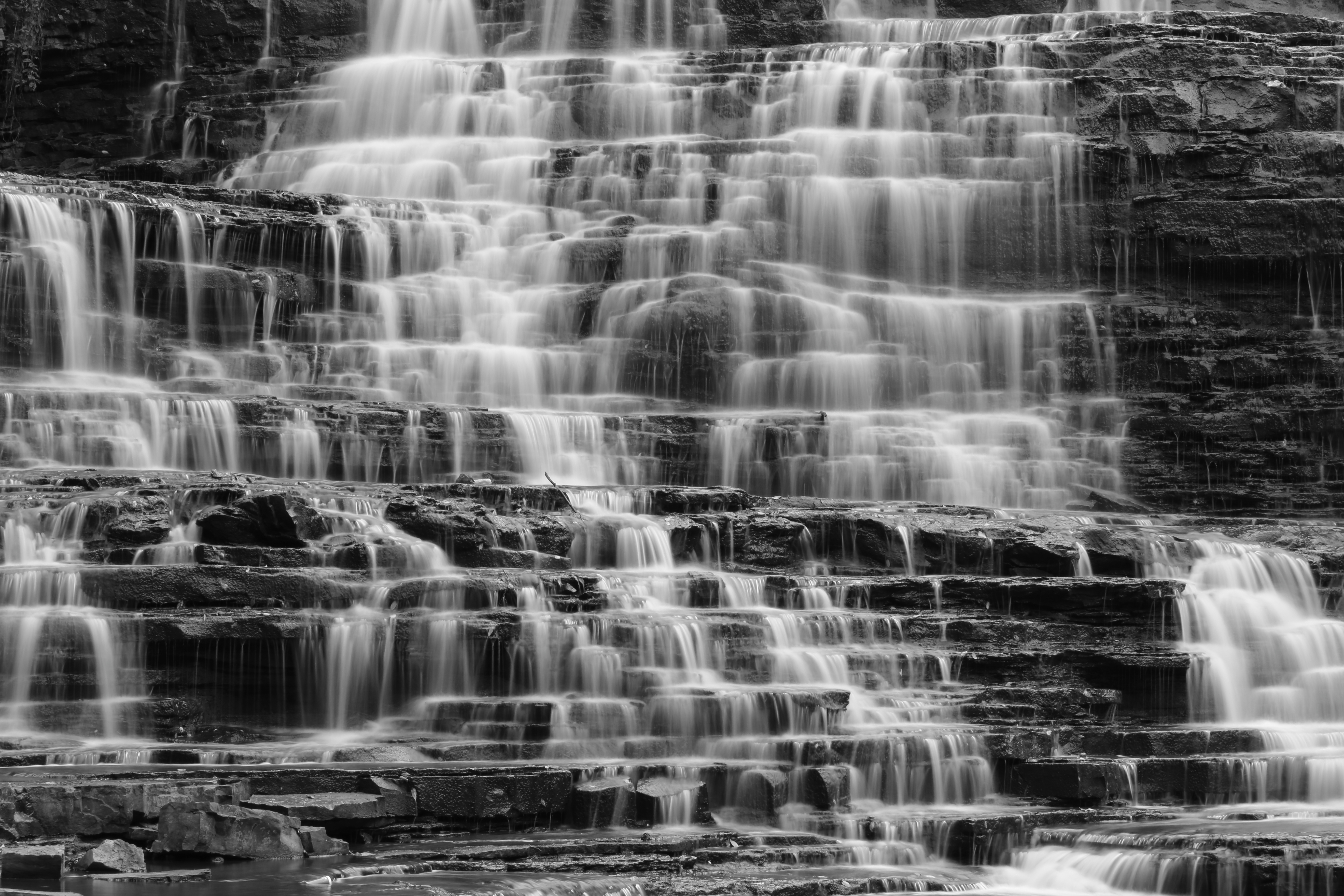 Albion Falls Black Amp White Canada Rock Waterfall 5472x3648