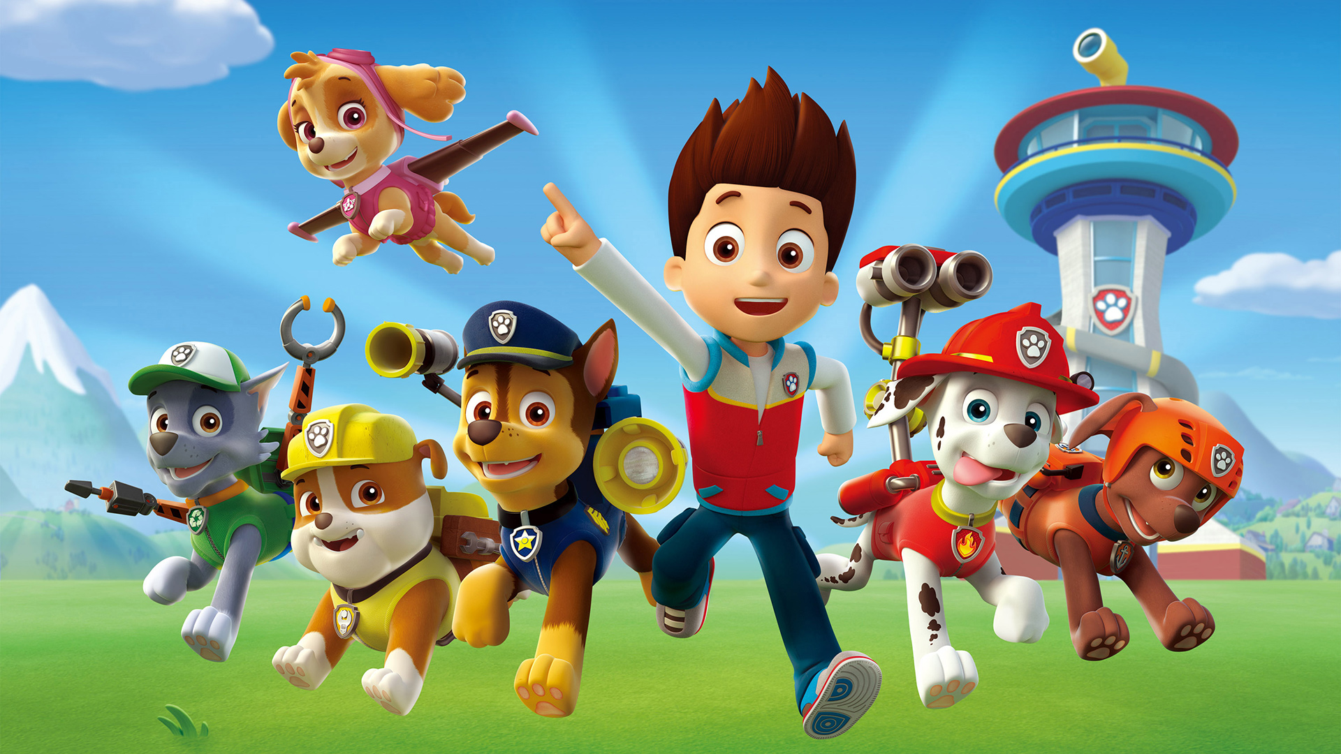 Paw Patrol Cartoon Dog 1920x1080