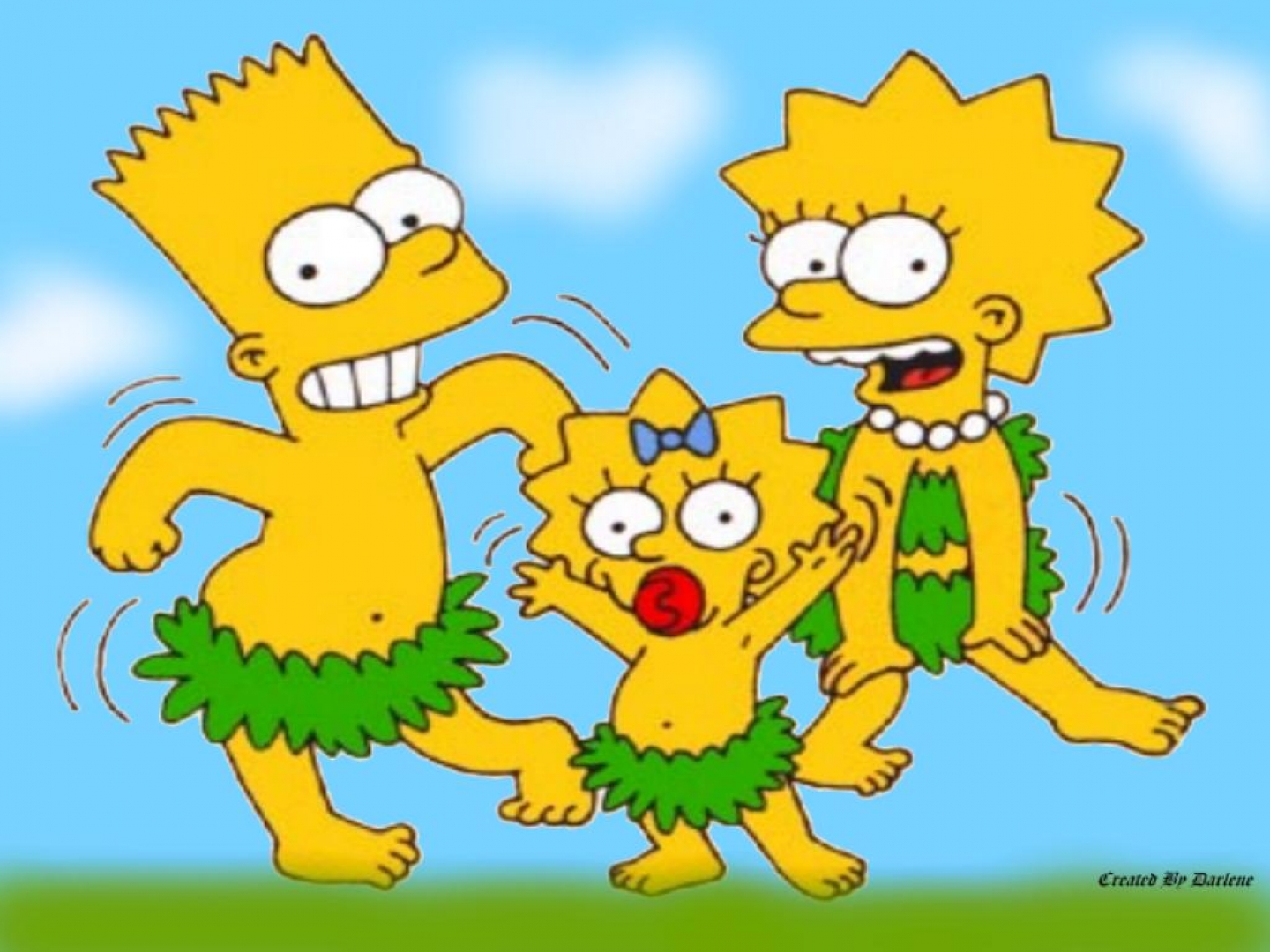 The Simpsons Bart Simpson Maggie Simpson Lisa Simpson 1440x1080