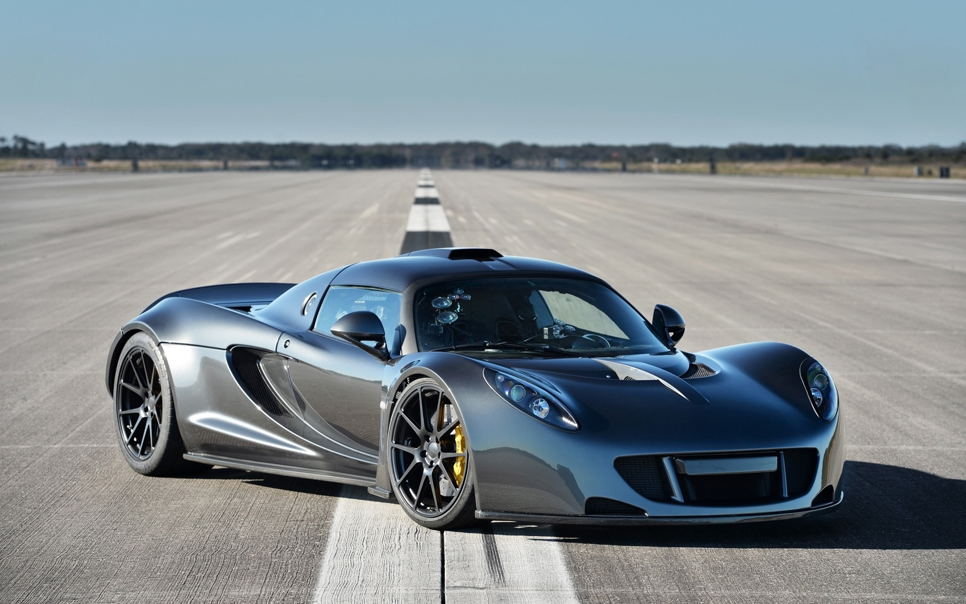 Hennessey Car Supercar Hennessey Venom GT Vehicle Silver Car 1920x1200