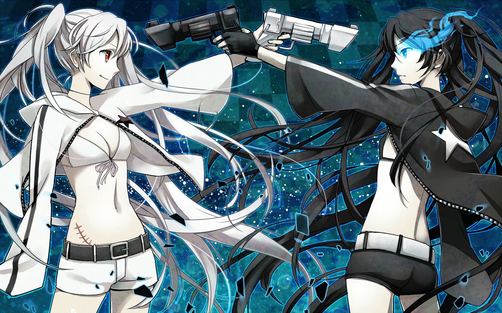 Black Rock Shooter White Rock Shooter 1920x1200