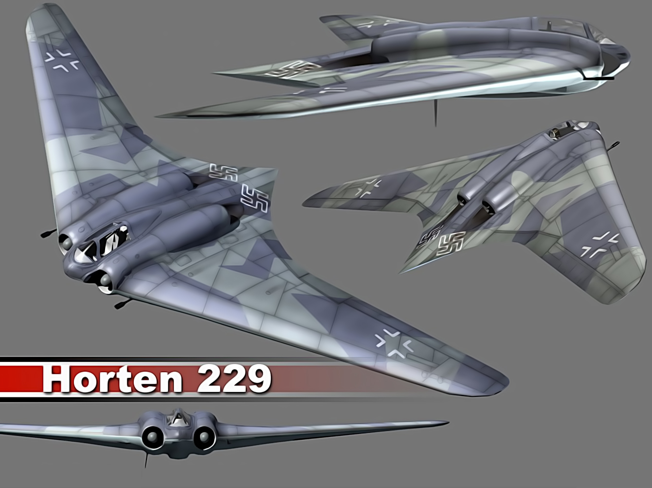 Horten Ho 229 Bomber Aircraft 1340x1002