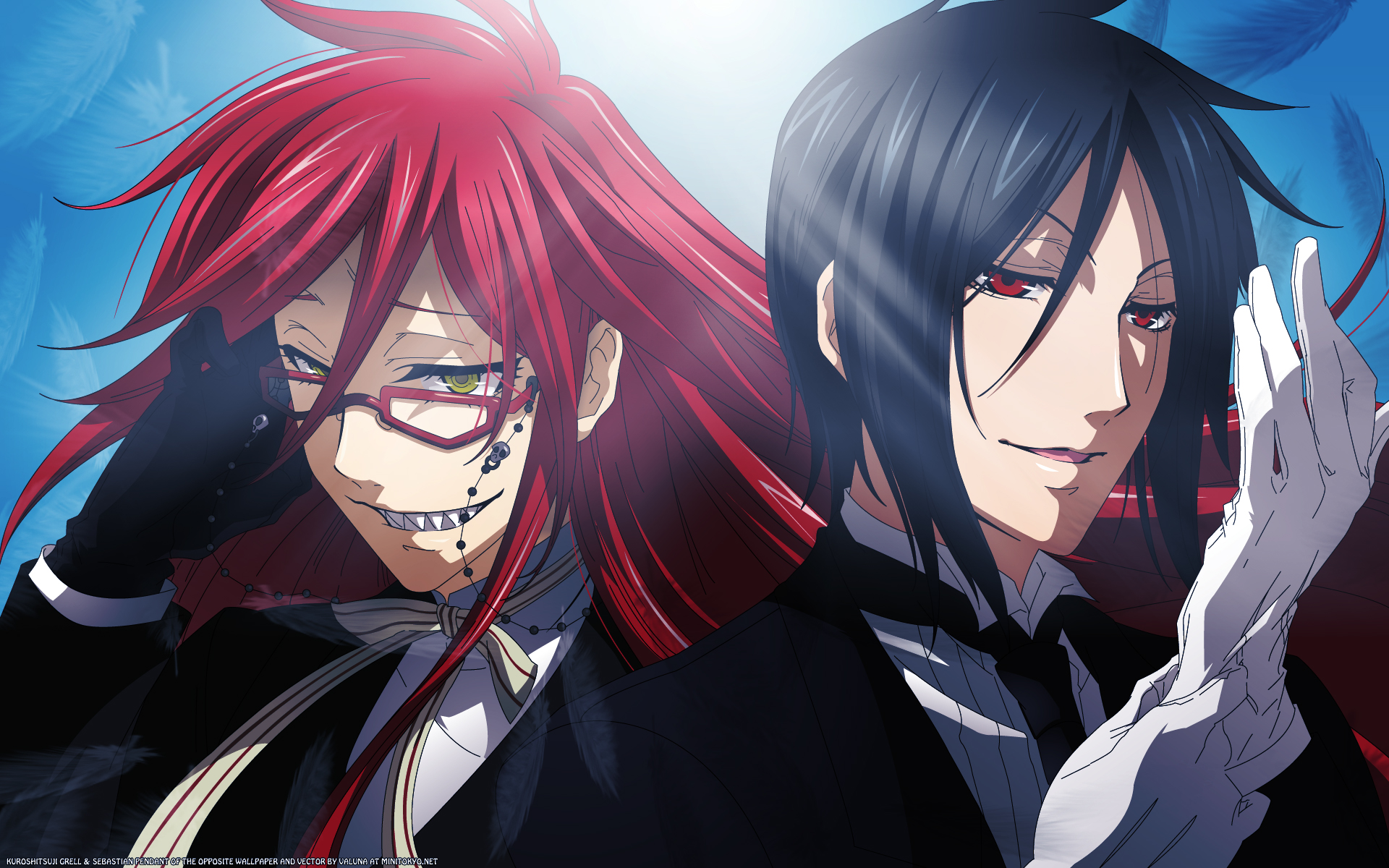 Grell Sutcliff Kuroshitsuji Sebastian Michaelis 1920x1200