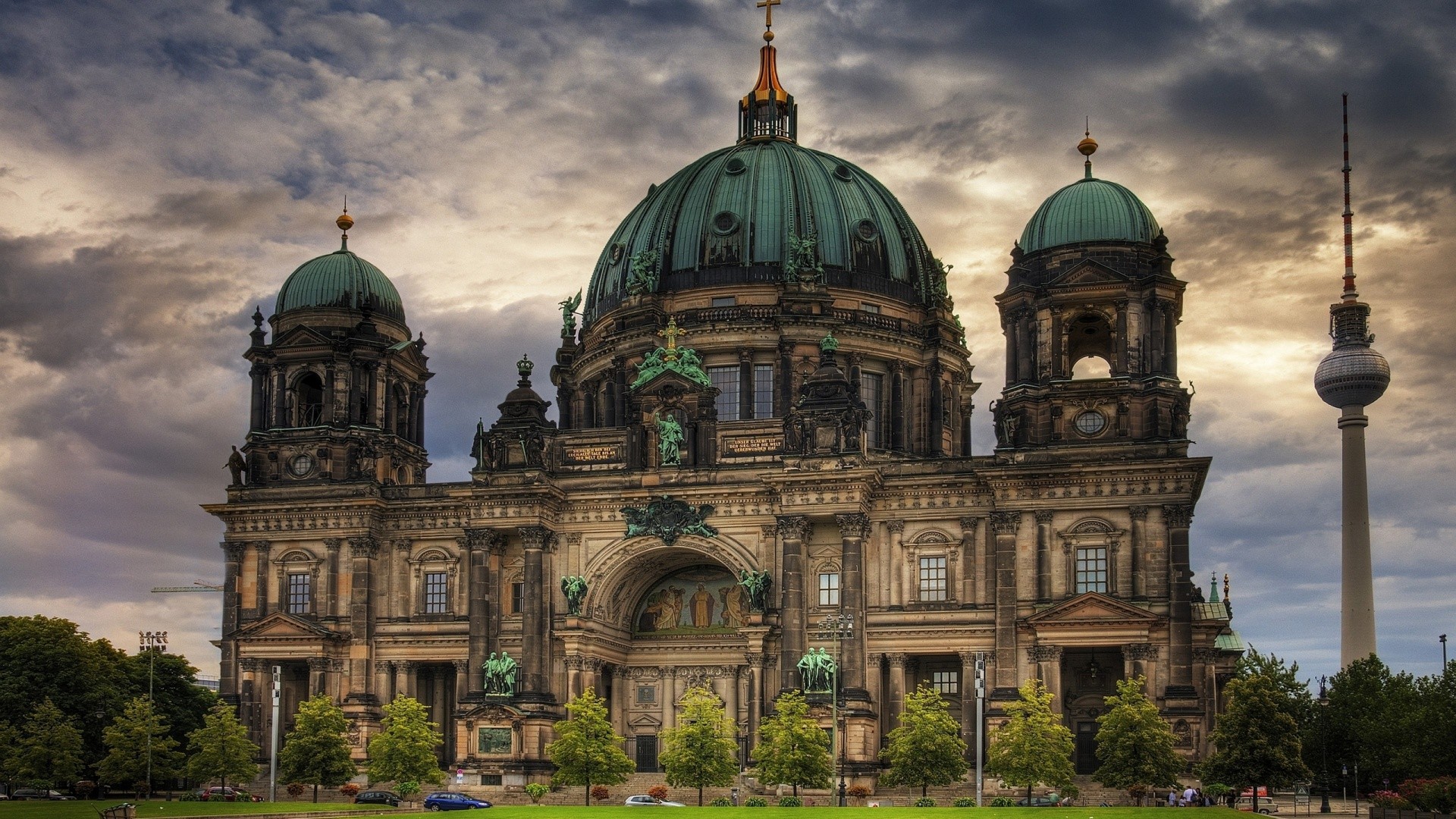 Berlin Berlin Cathedral Church Germany Religious 1920x1080