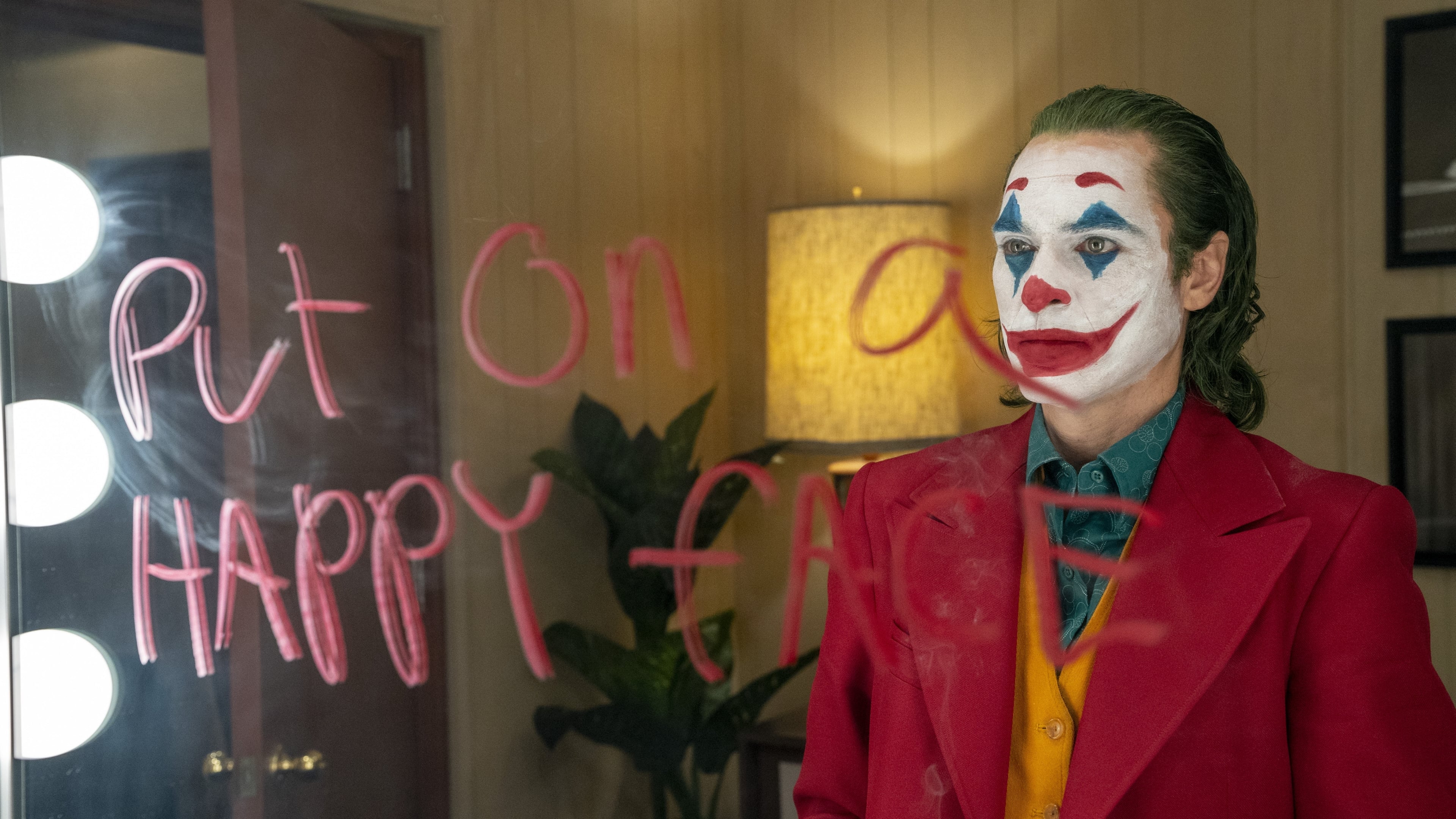 Joker 2019 Movie DC Universe Super Villain Movie Characters Joaquin Phoenix Clown Makeup Arthur Flec 3840x2160