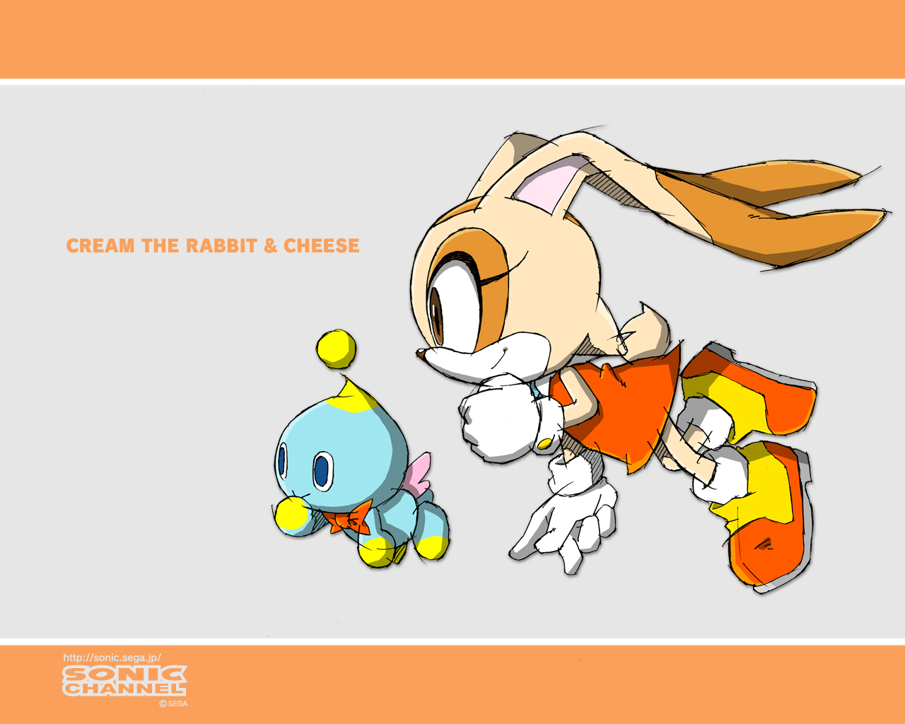 Cream The Rabbit Cheese The Chao 1280x1024