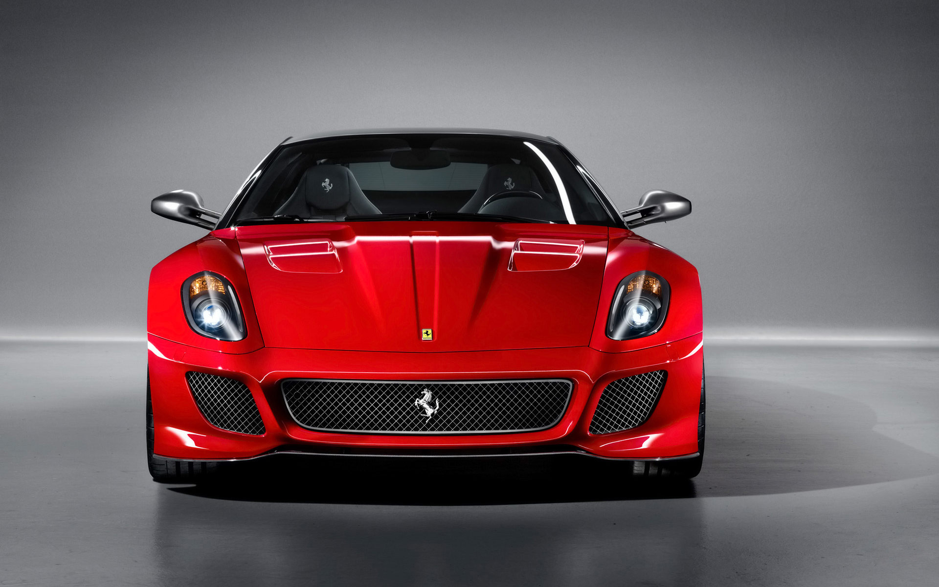 Ferrari Car Vehicle Ferrari 599 GTO Grand Tourer Sport Car Red Car 1920x1200