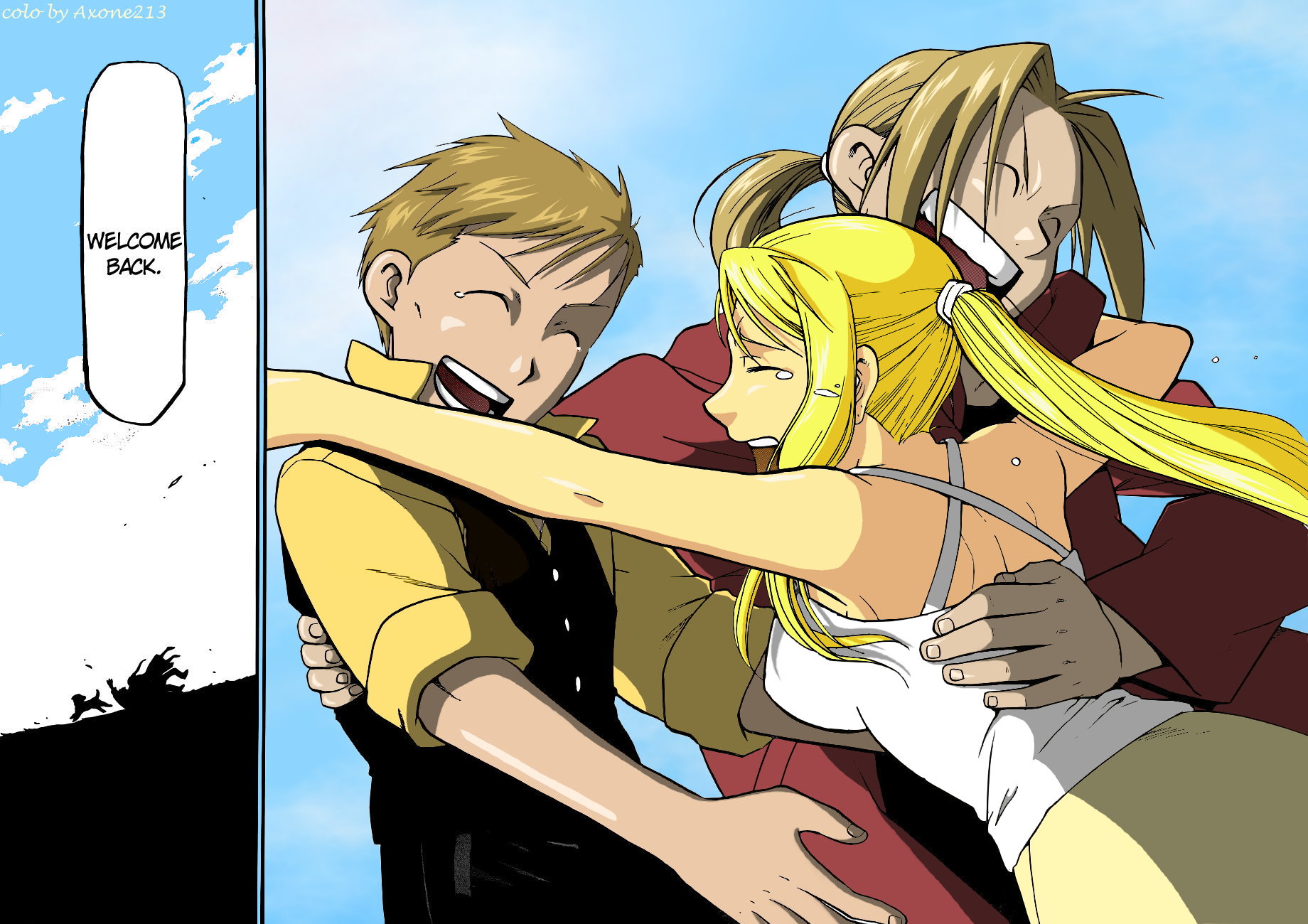 Alphonse Elric Edward Elric Winry Rockbell 1840x1300