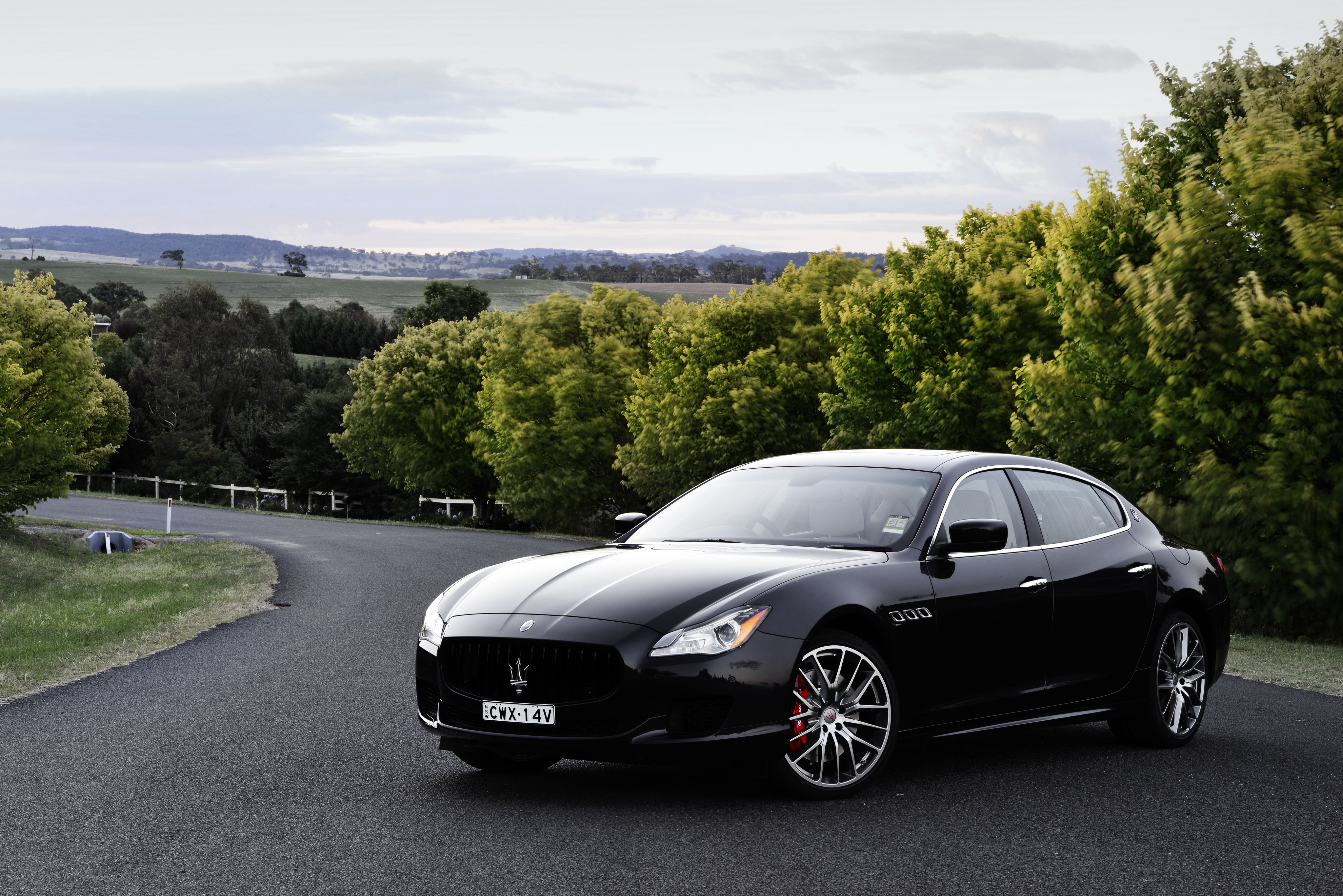 Black Car Car Luxury Car Maserati Maserati Quattroporte Vehicle 4096x2734