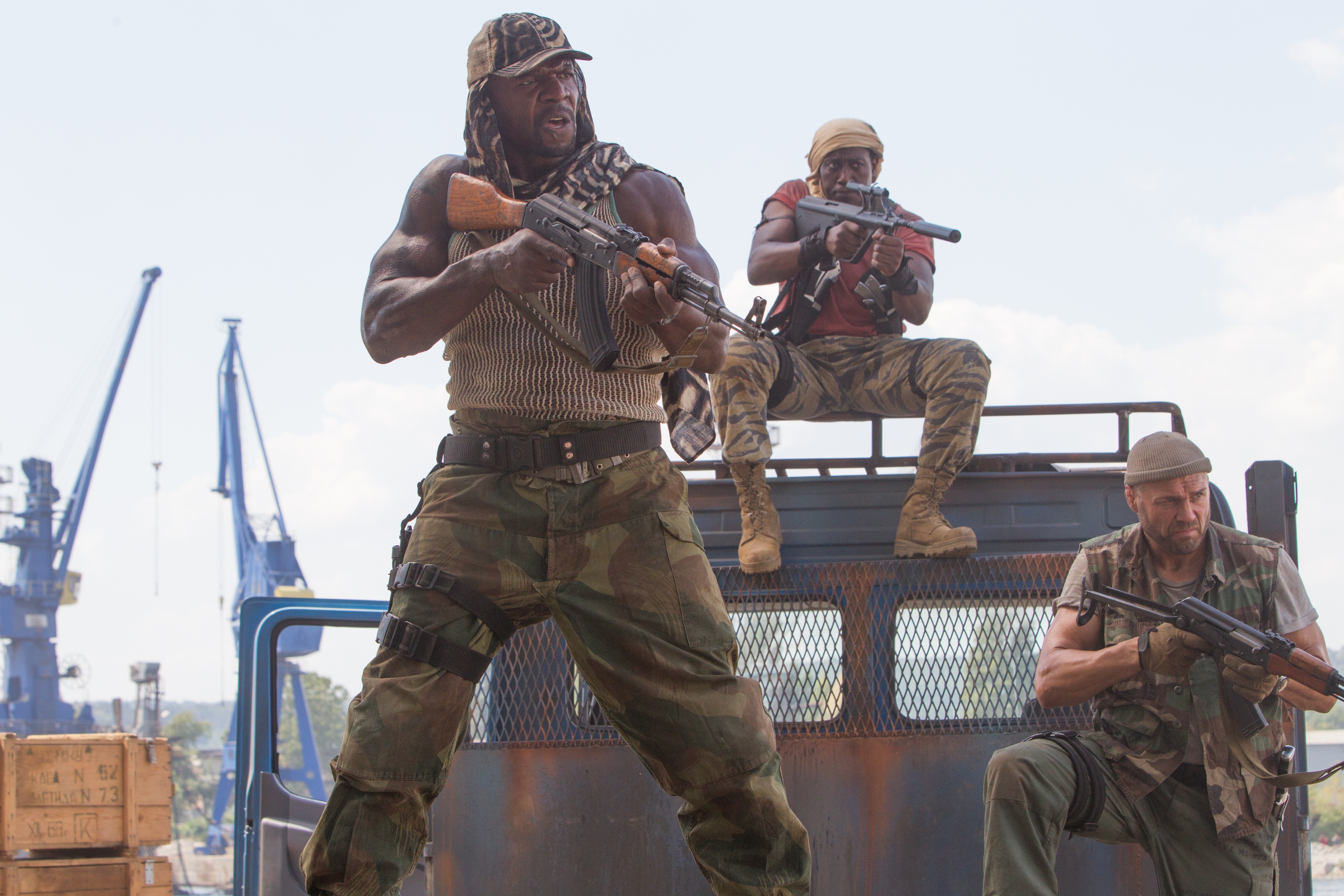 The Expendables 3 Wesley Snipes Doc The Expendables Toll Road Randy Couture Hale Caesar Terry Crews 4896x3264