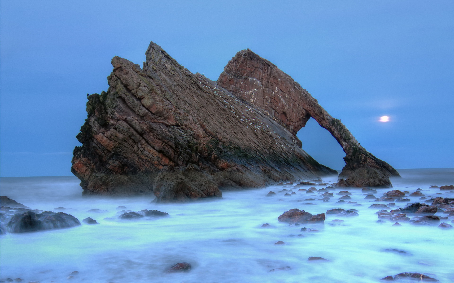Arch Nature Ocean Rock 1920x1200