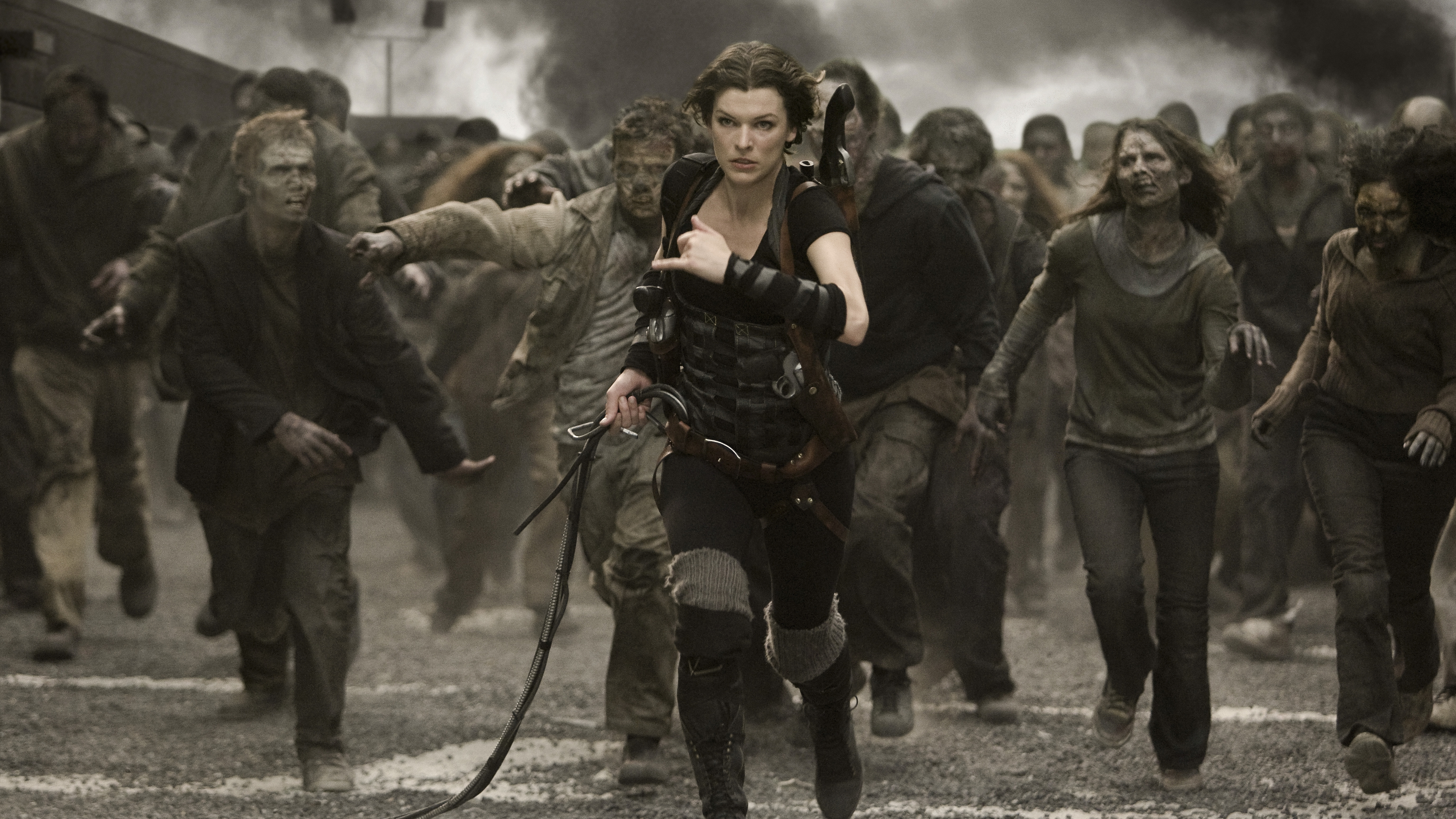 Milla Jovovich Resident Evil Zombie 6150x3459