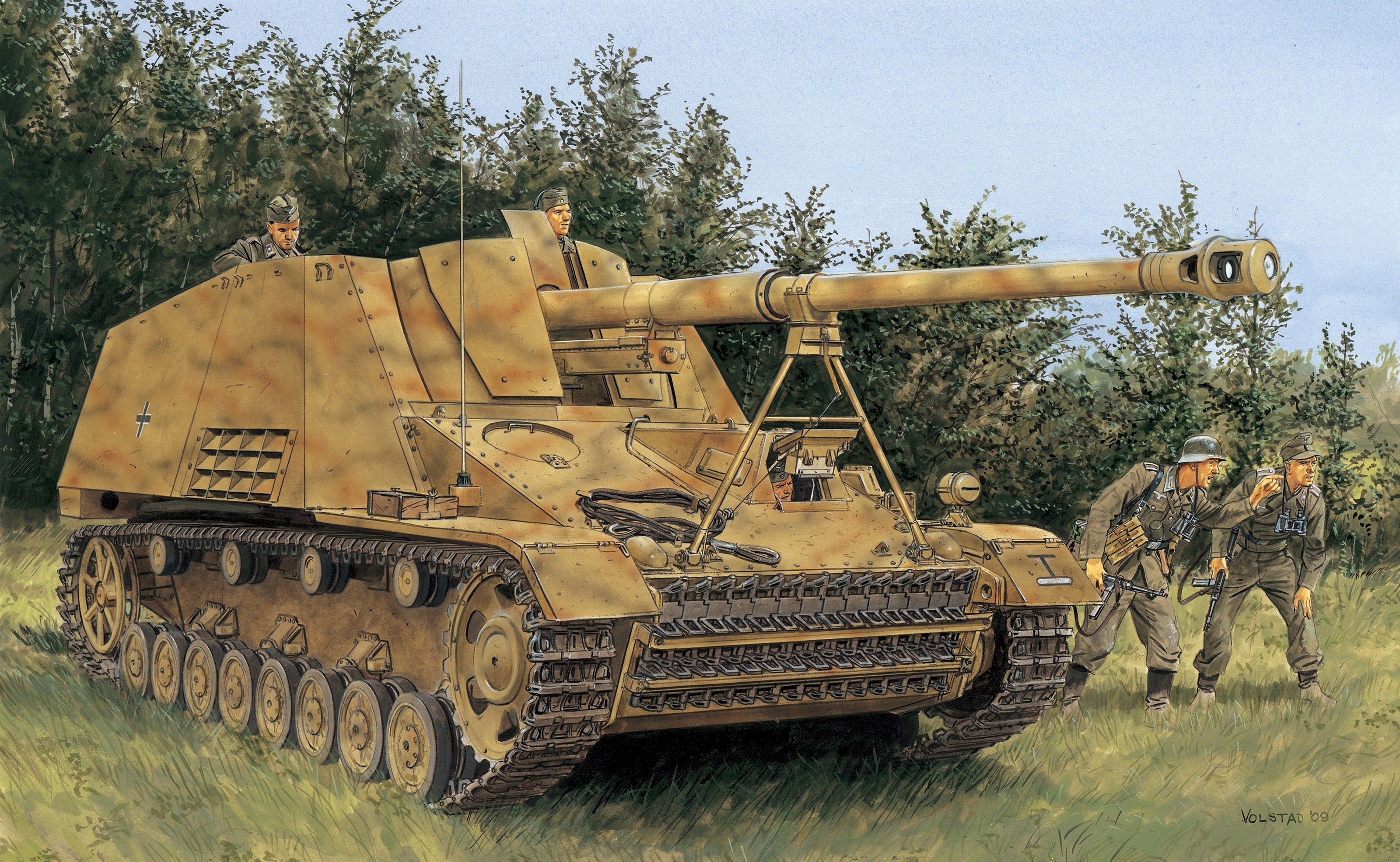 Artistic Panzer Iv Soldier Tank 3200x1970