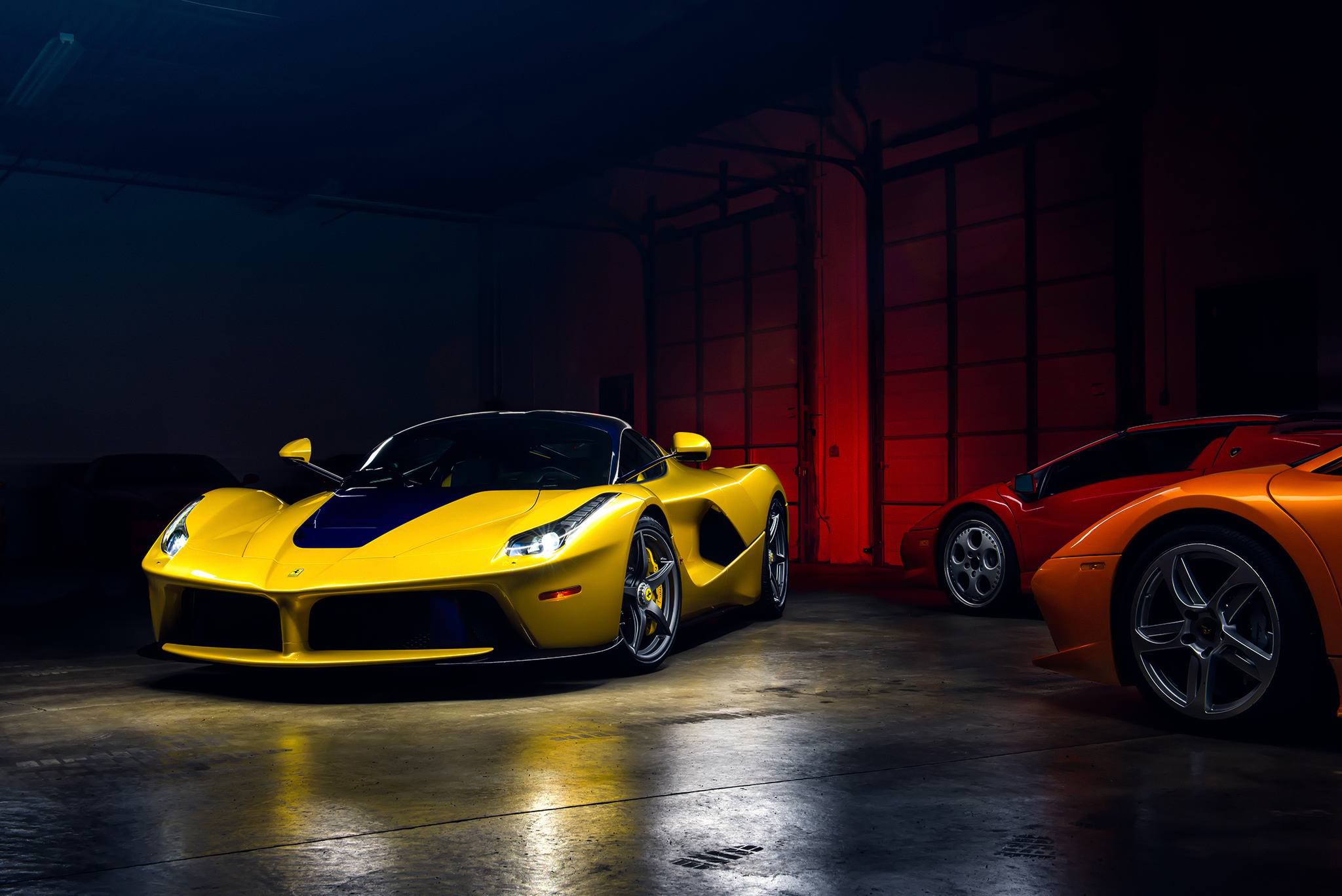 Ferrari LaFerrari Ferrari Supercar Yellow Car Car Vehicle 2048x1367