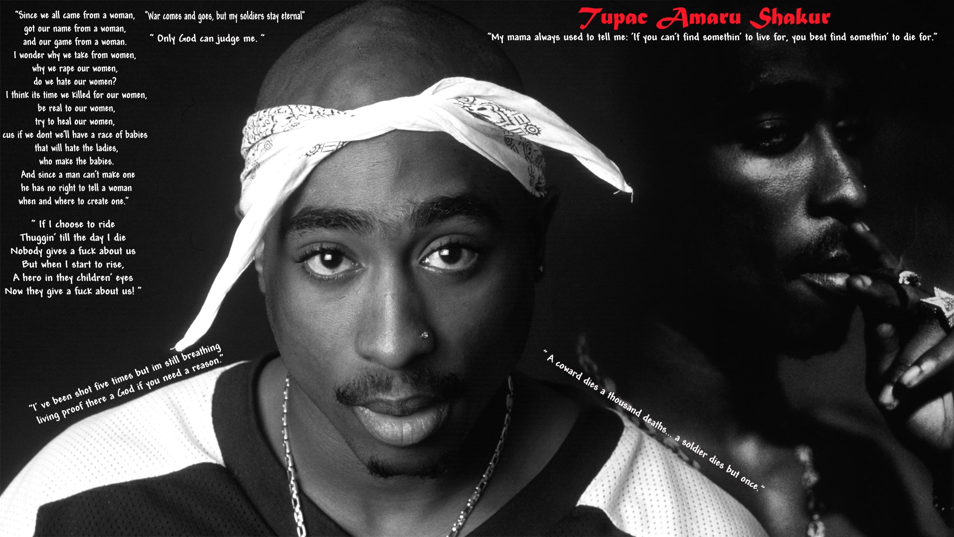 Tupac Shakur 2pac Rapper 1920x1080