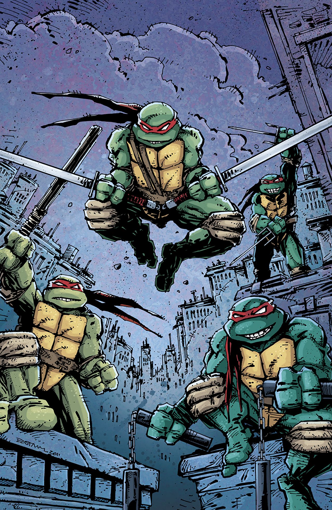 Teenage Mutant Ninja Turtles IDW Comics Kevin Eastman 1280x1968